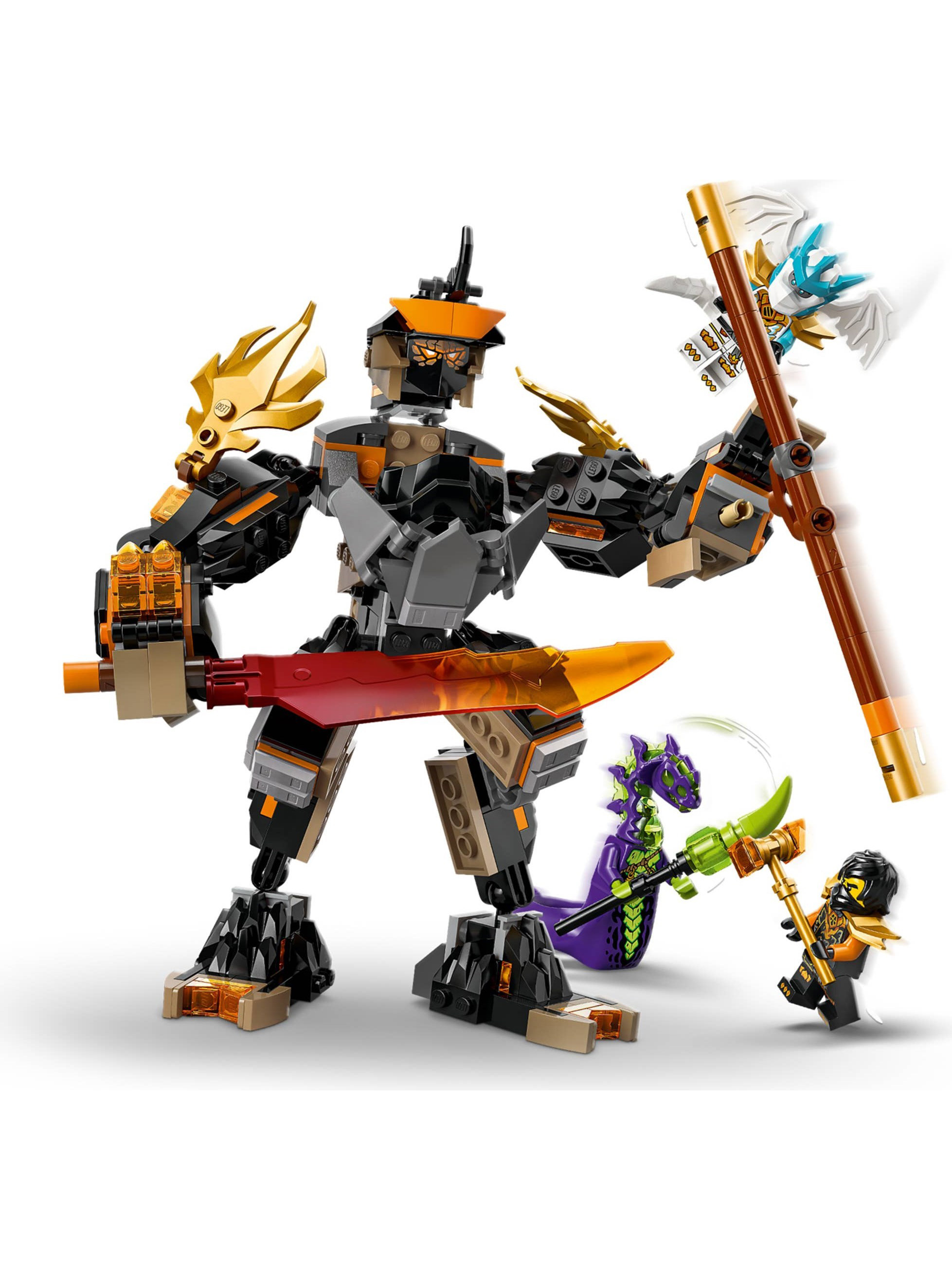 Конструктор LEGO NINJAGO мех Коула и Дракон Зейн 364 дет. - фото 3