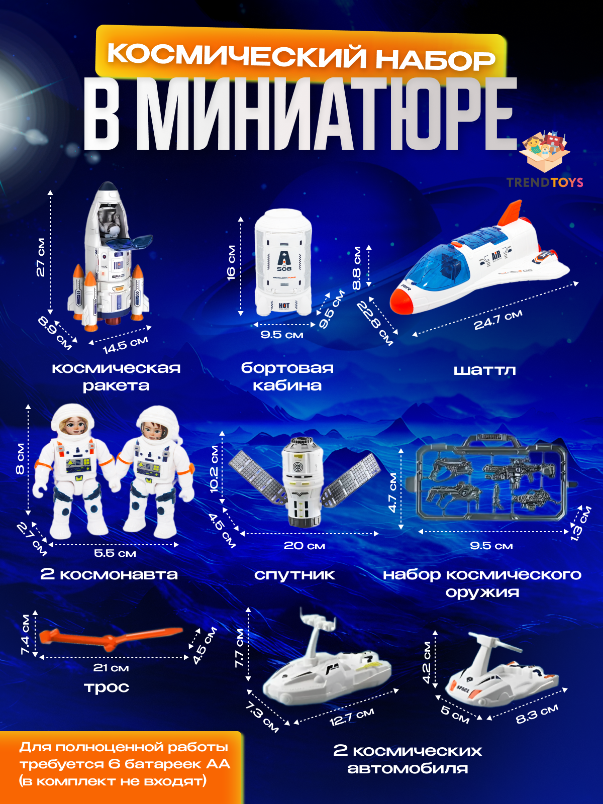 Космический корабль TrendToys Космическая станция DNT016 - фото 7