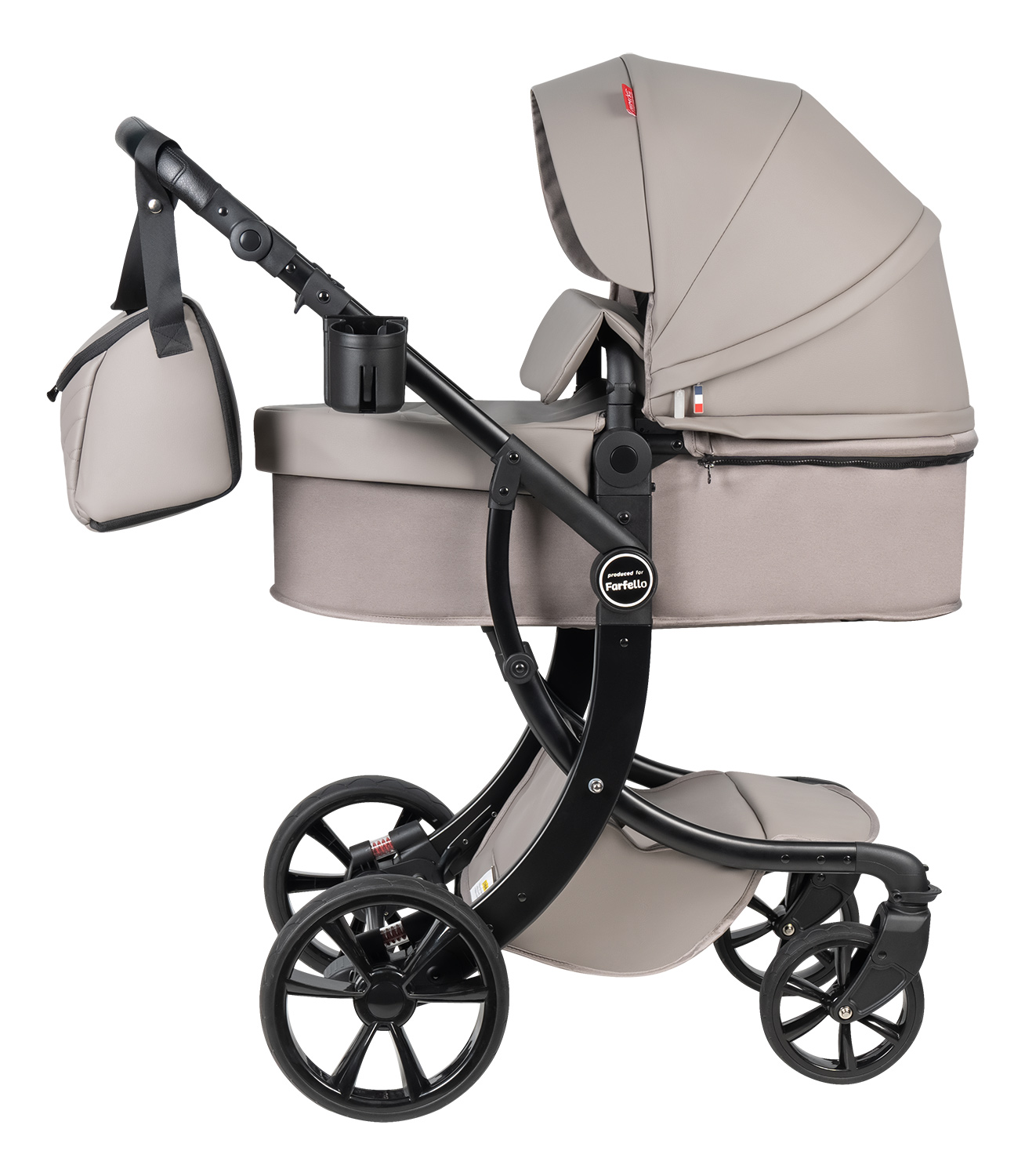 Коляска трансформер Aimile Spring бежевый - фото 16