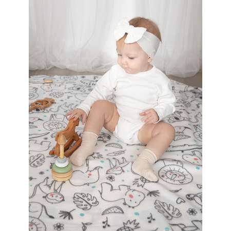 Плед флисовый Baby Nice Джунгли 100х140 см