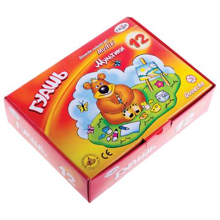 Краски гуашь ГАММА 12 цв.
