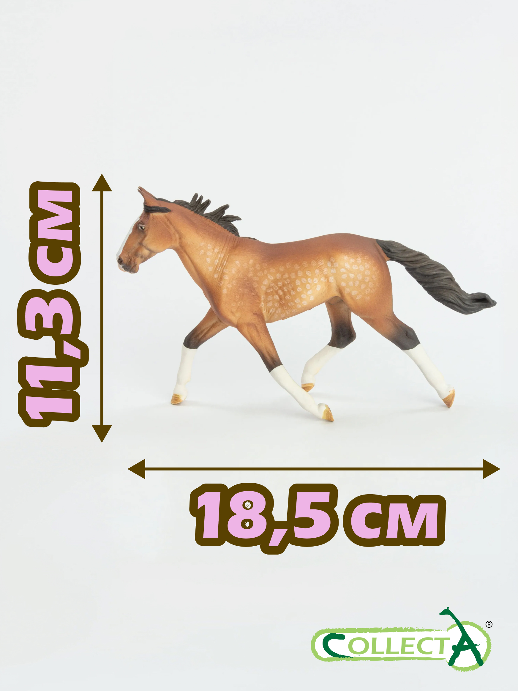 Фигурка Collecta Лошадь стандартбредный жеребец - фото 2