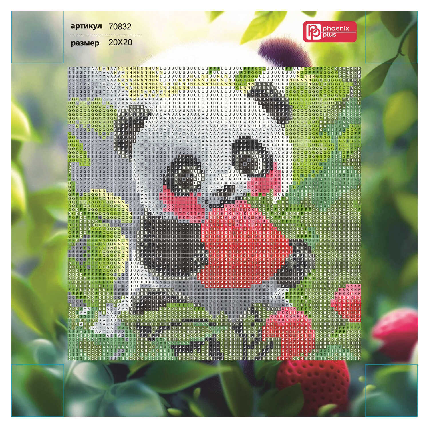 Алмазная мозаика Феникс + Панда - фото 8