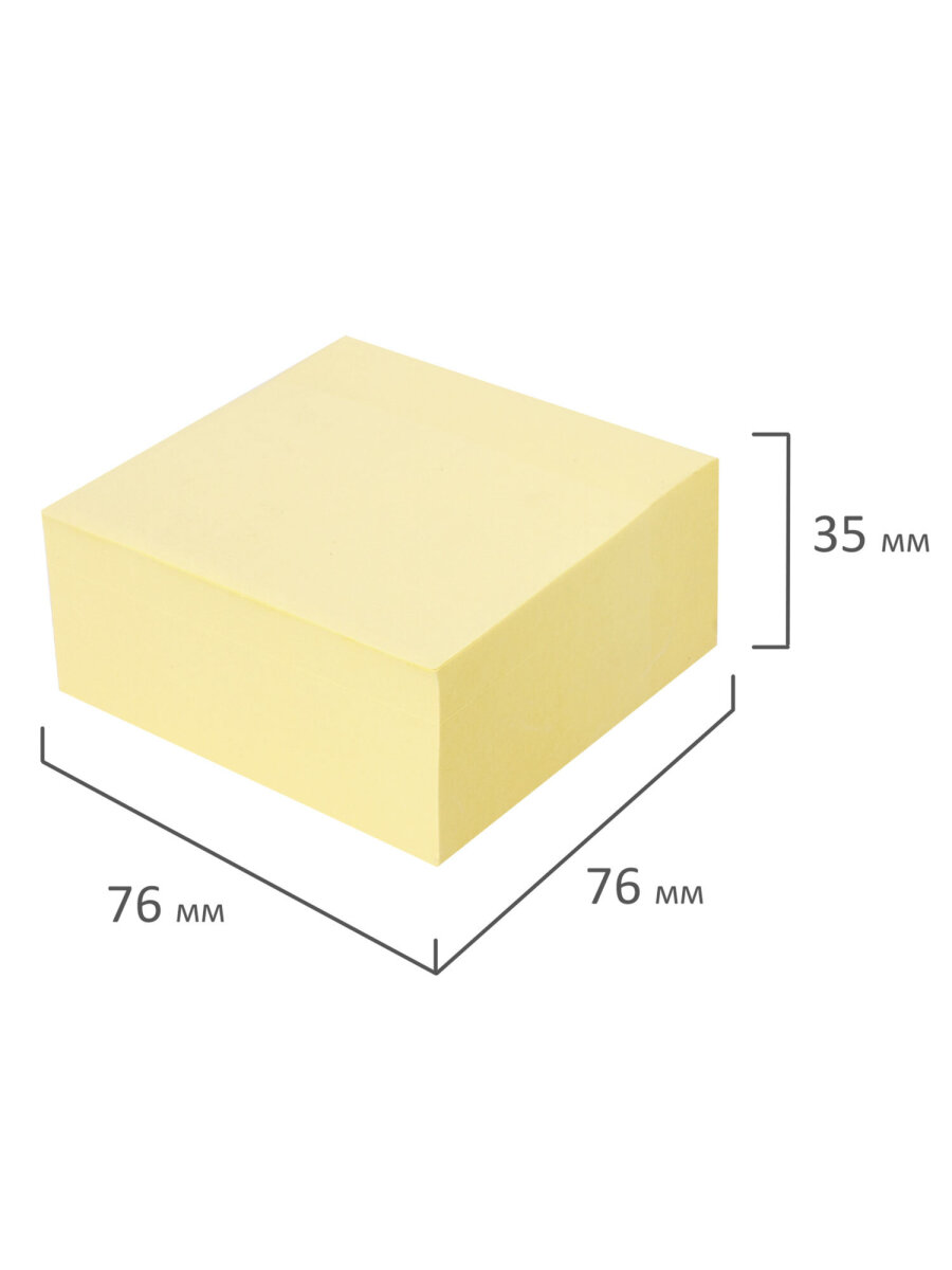 Стикеры для заметок Staff блок бумаги для записей самоклеящийся 400 листов 76х76 мм - фото 5