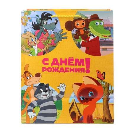Пакет Чудо Праздник Союзмультфильм Матовый 26*32*14см 393086