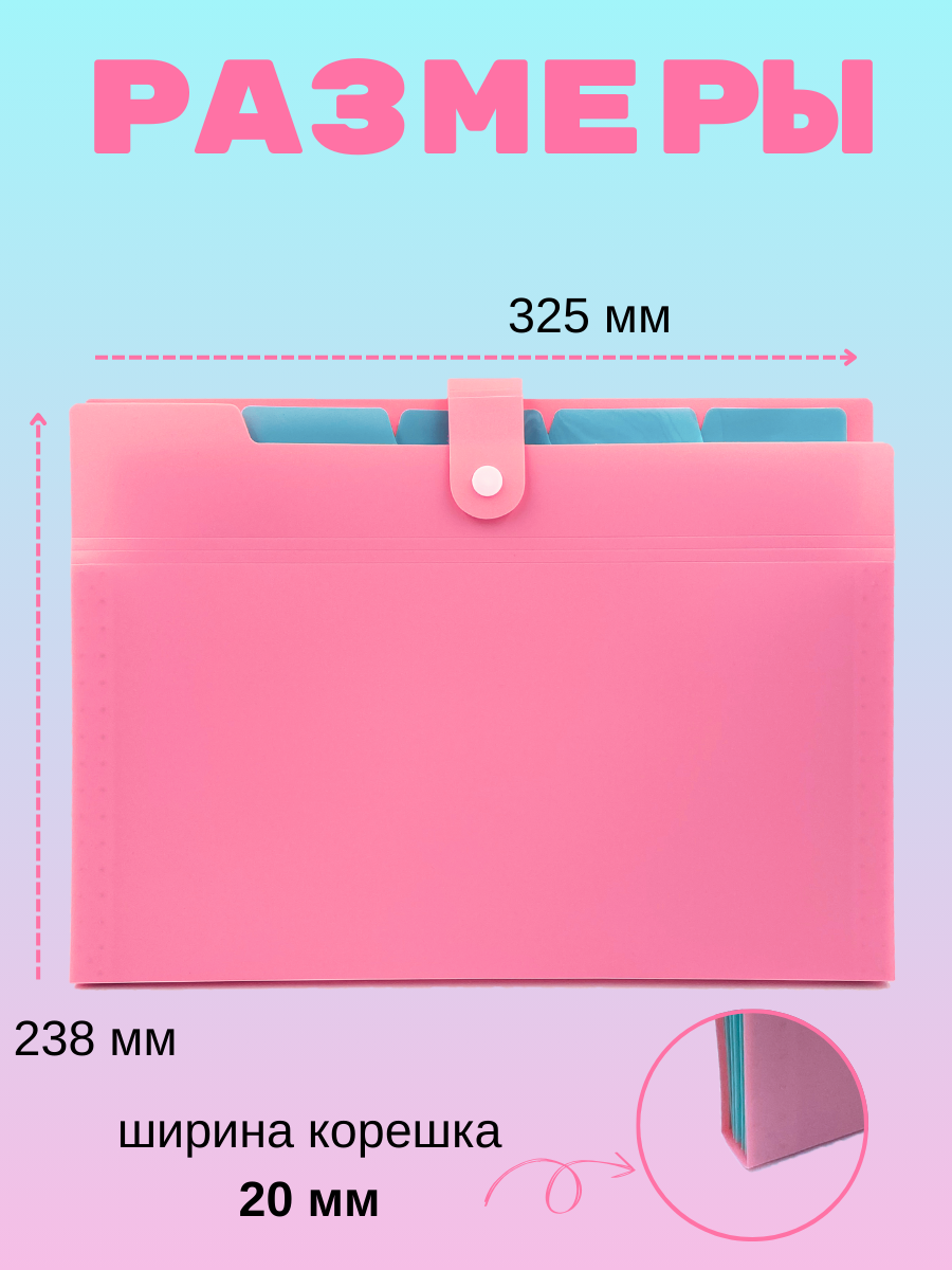 Папка-органайзер AXLER с разделителями А4 - фото 2