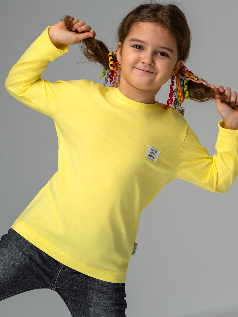 Лонгслив BONITO KIDS SS6097лимонный - фото 7