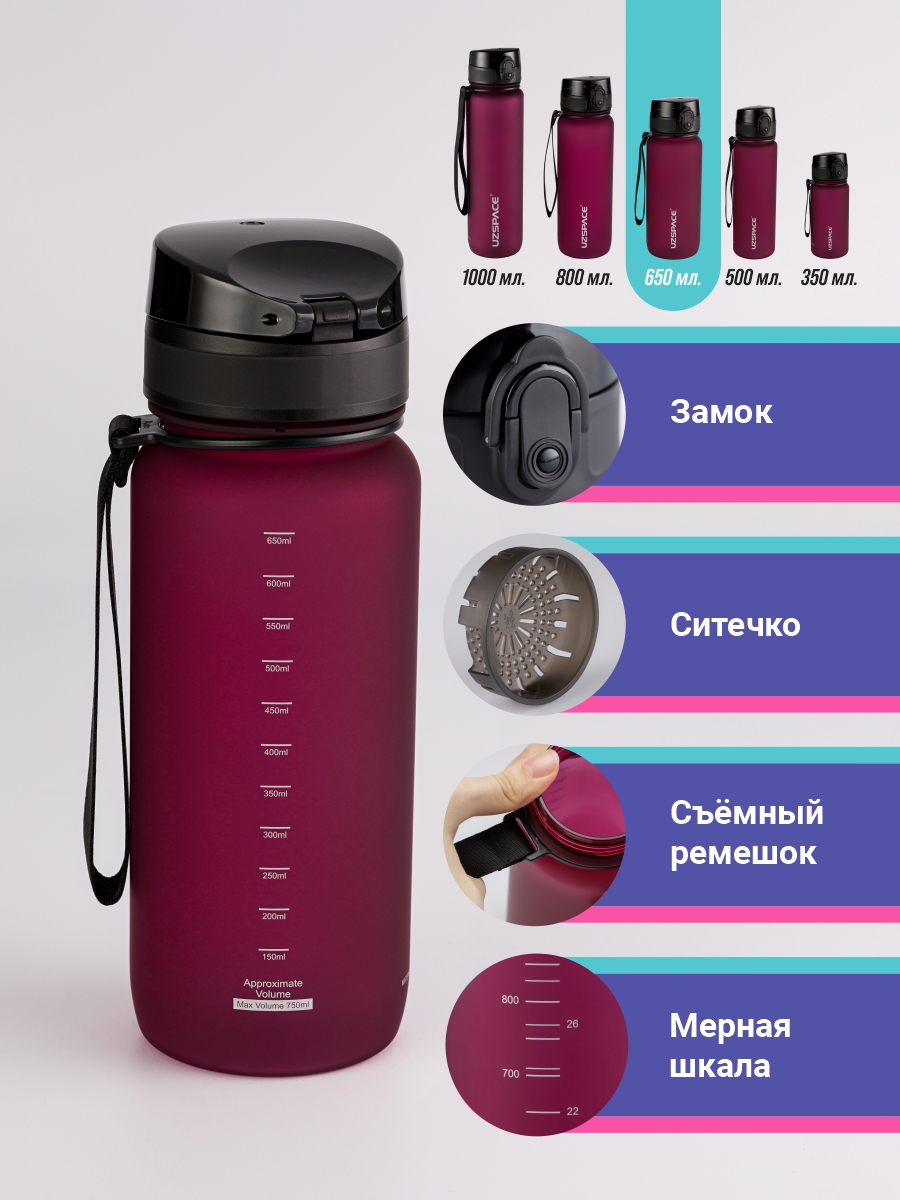 Бутылка UZSPACE 650 мл - фото 4
