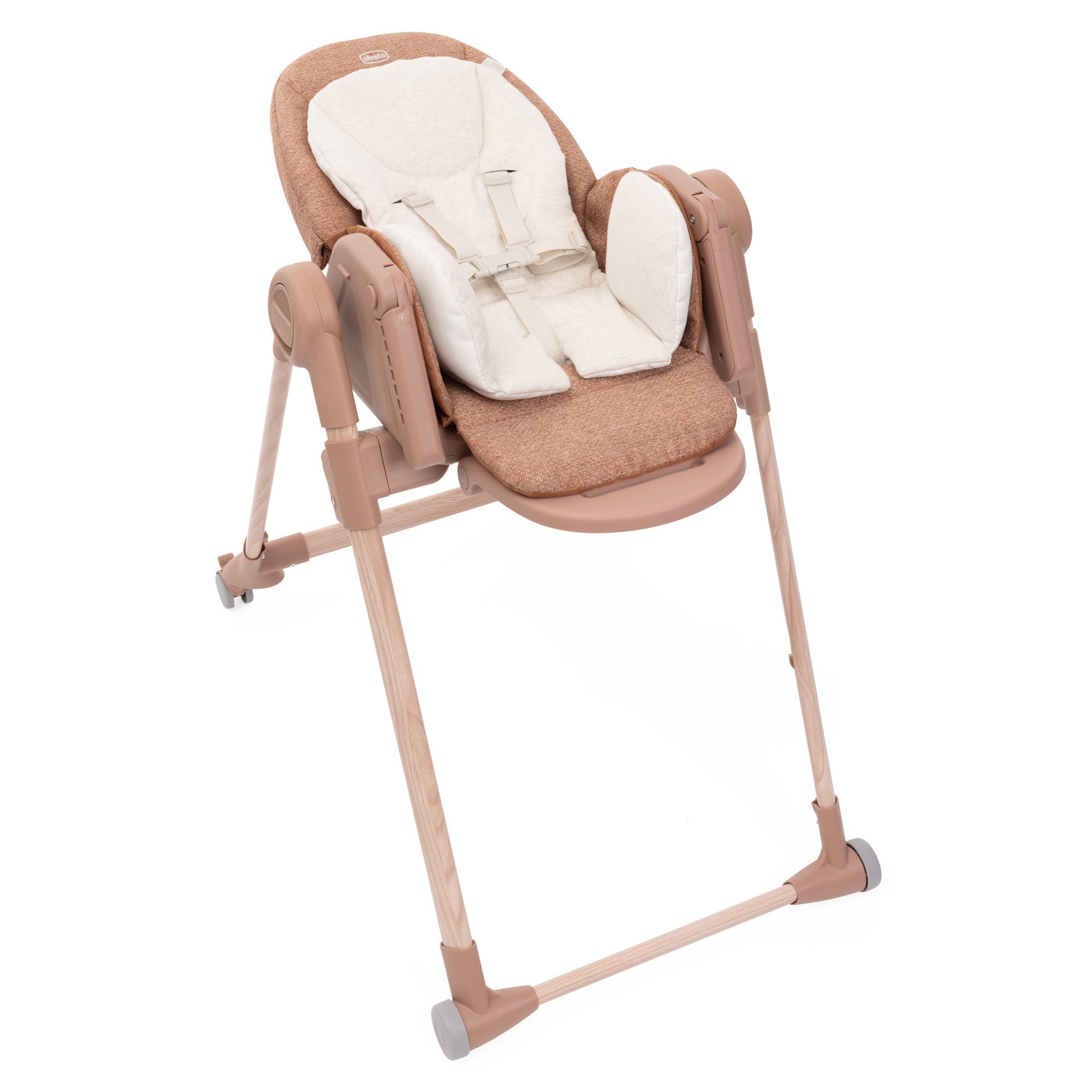 Стульчик для кормления Chicco коричневый - фото 21