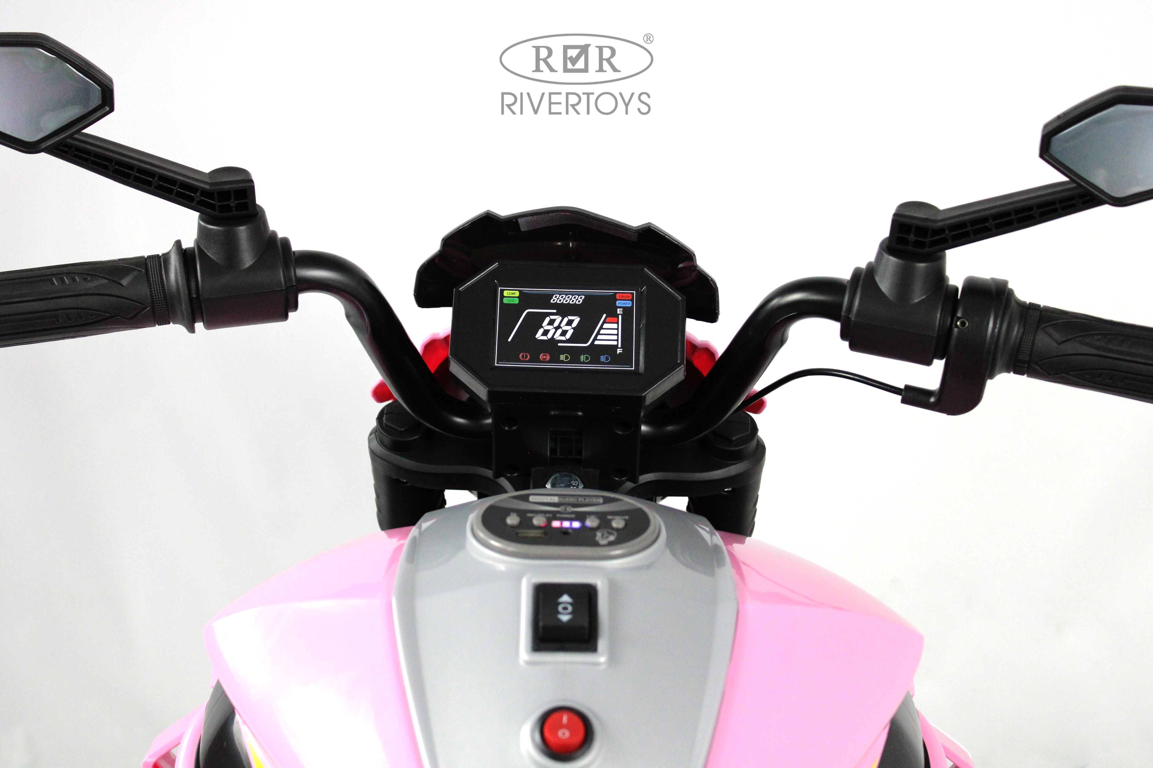 Электромобиль RIVERTOYS C111MC-PINK - фото 10