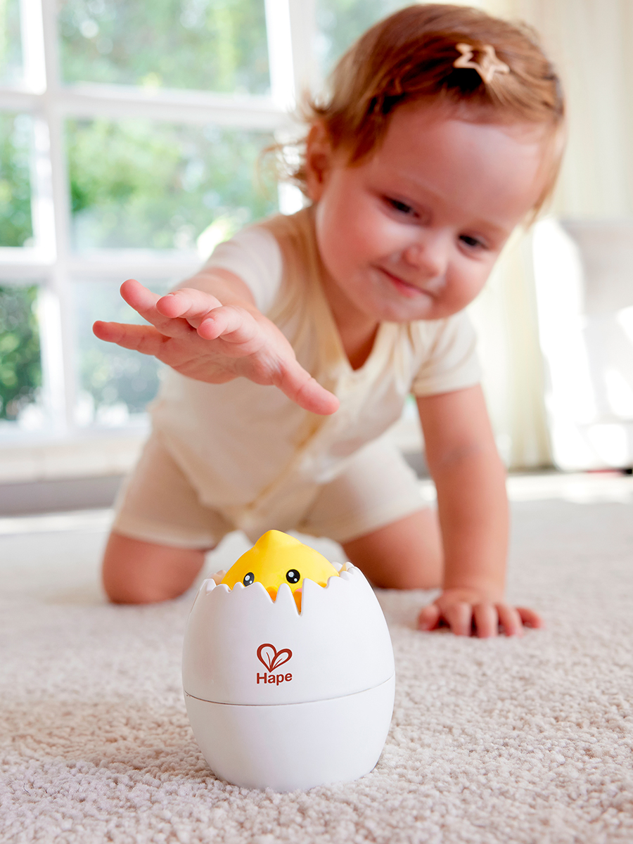 Игрушка Hape неваляшка Цыпленок - фото 3