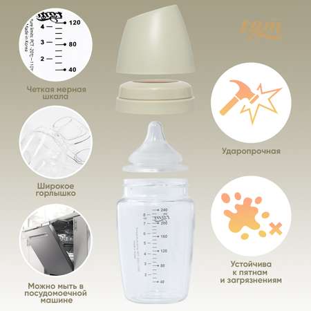 Бутылочка TGM The Good Mother 240 мл в ассортименте