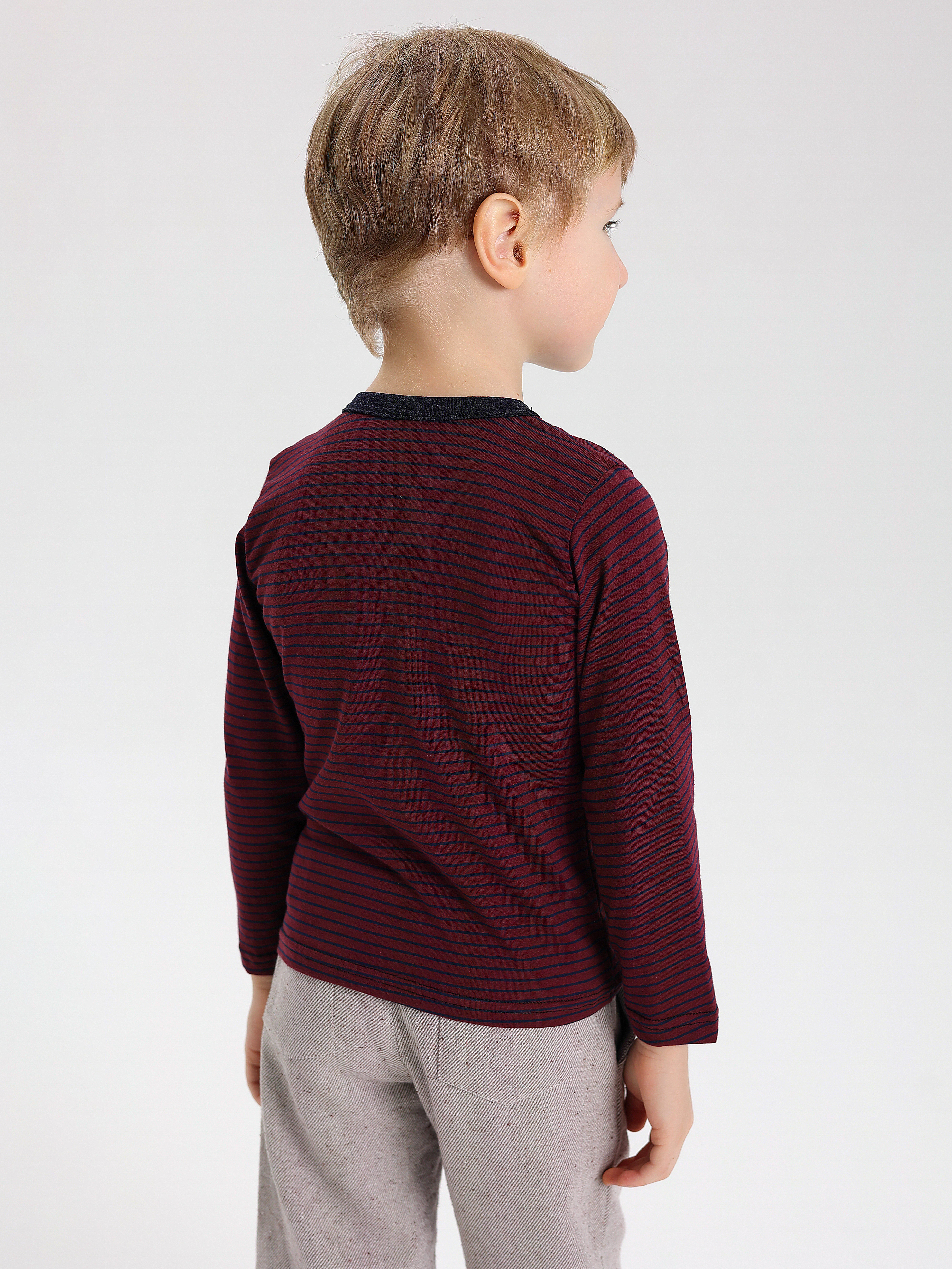 Лонгслив RobyKris 40-08-17/белбордо - фото 4