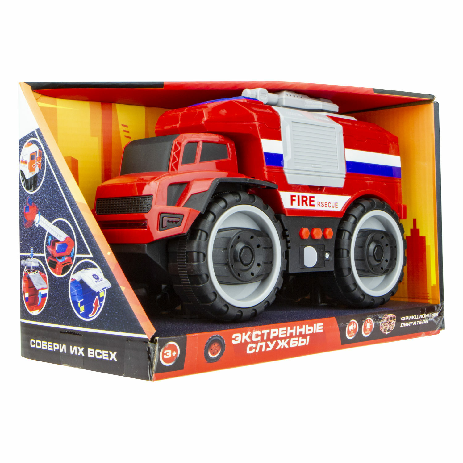 Пожарная машина 1TOY Т16949 - фото 12