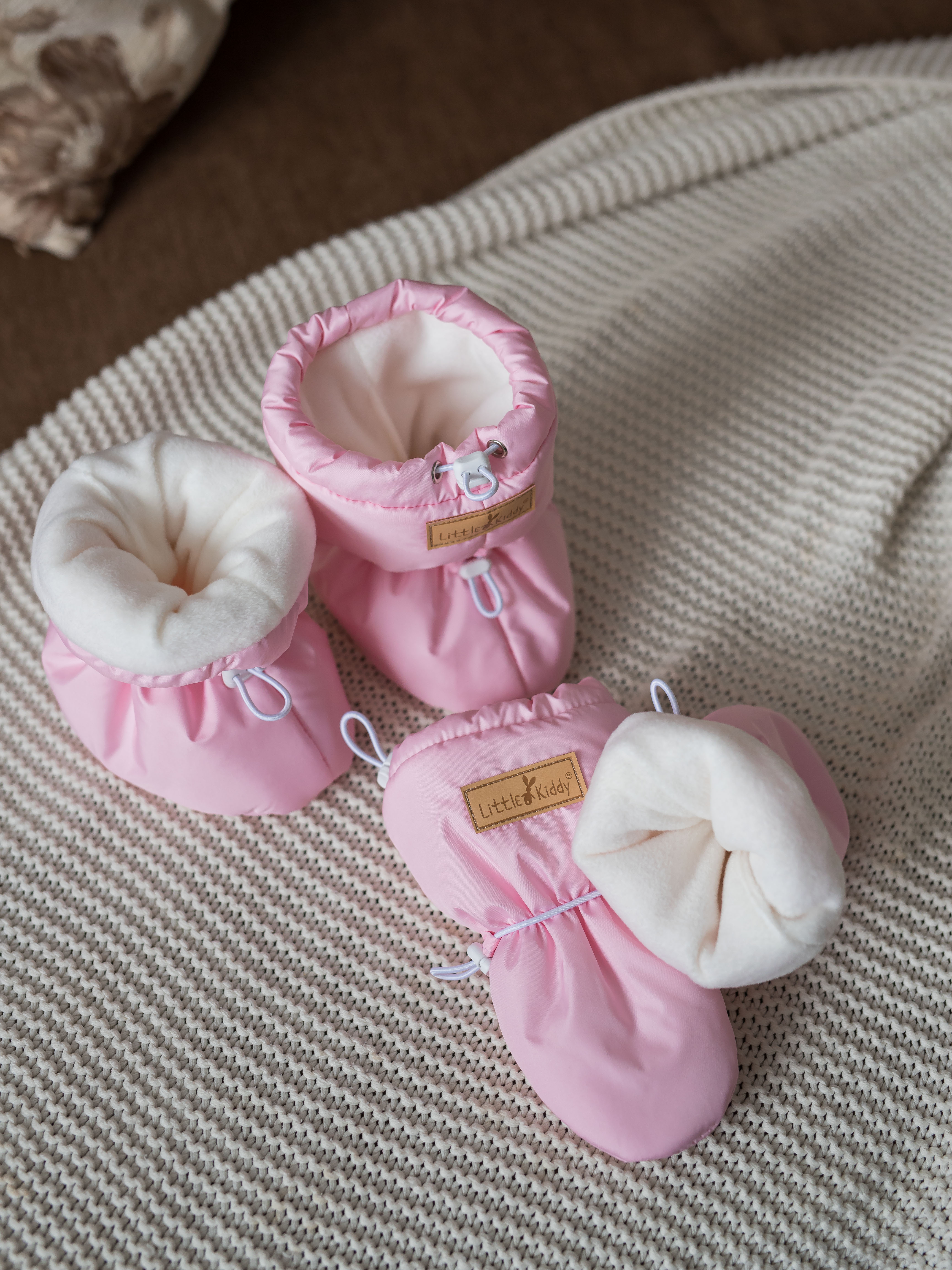 Пинетки LittleKiddy komplekt_demiрозовый - фото 2