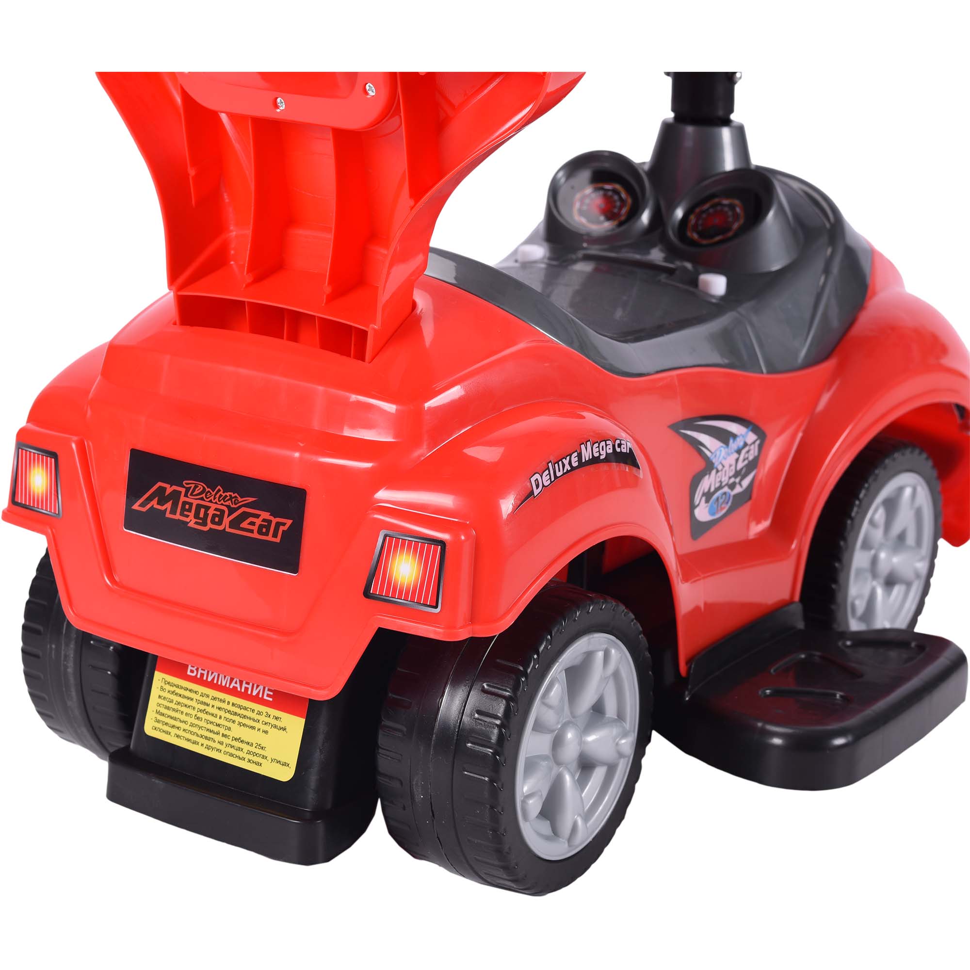 Пушкар Sevillababy Mega Car красный - фото 10