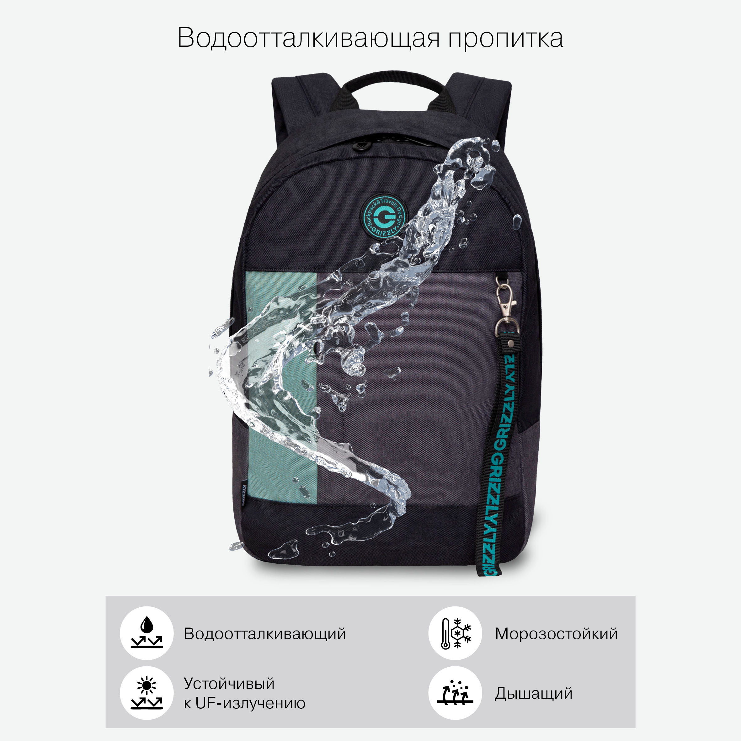 Рюкзак Grizzly для девочки - фото 9