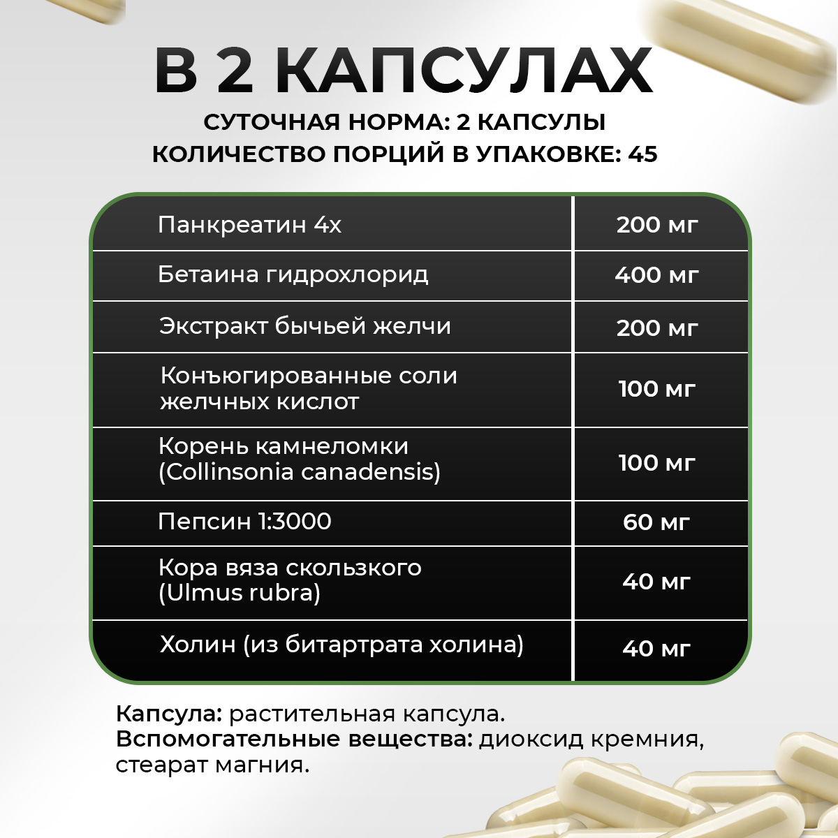 Формула желчного пузыря NDCG Gallbladder Formula - фото 3