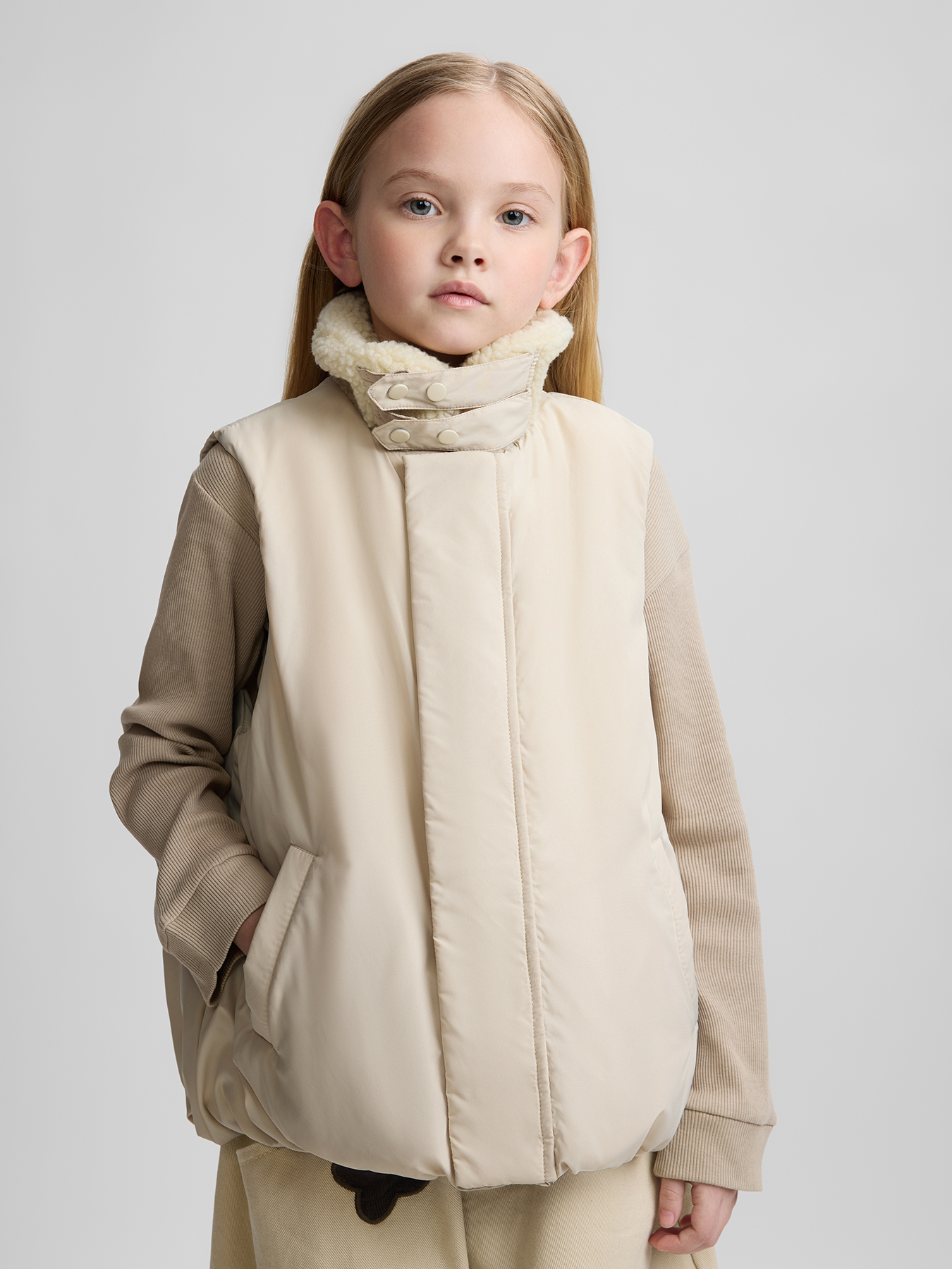 Жилет Happy Baby 88357_milky - фото 1