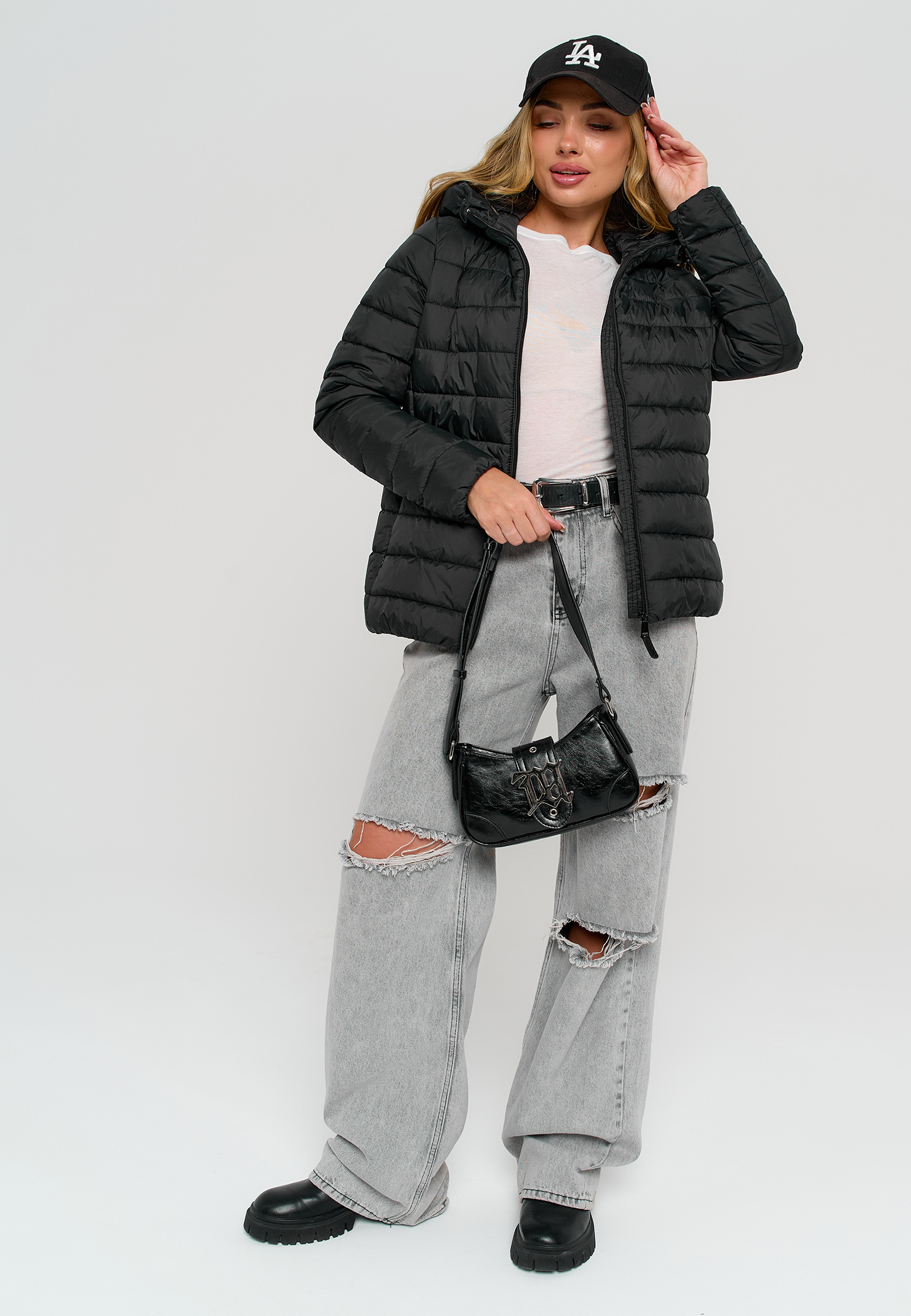 Куртка Stylish AMADEO AJ-8507-черный - фото 13