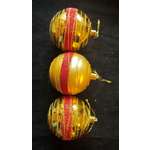 Набор Шаров 8см (3шт) (золото) Магия праздника NY131