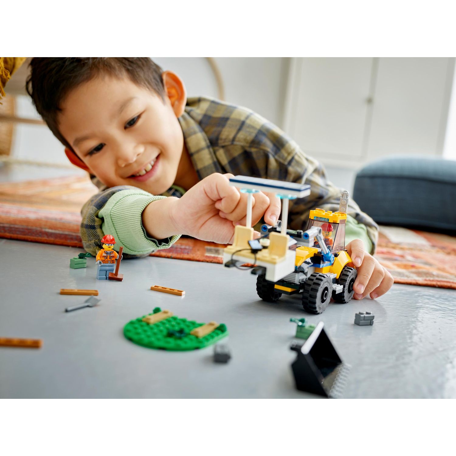Конструктор LEGO City Строительный экскаватор блочный - фото 10