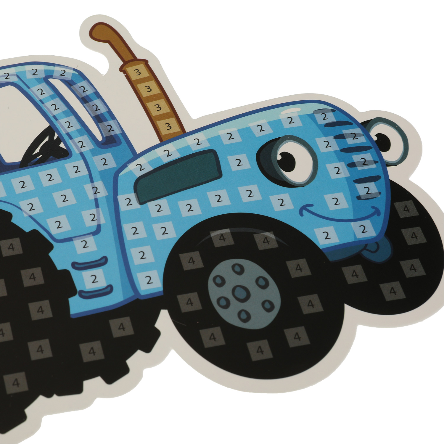 Аппликация Multiart Синий трактор - фото 3