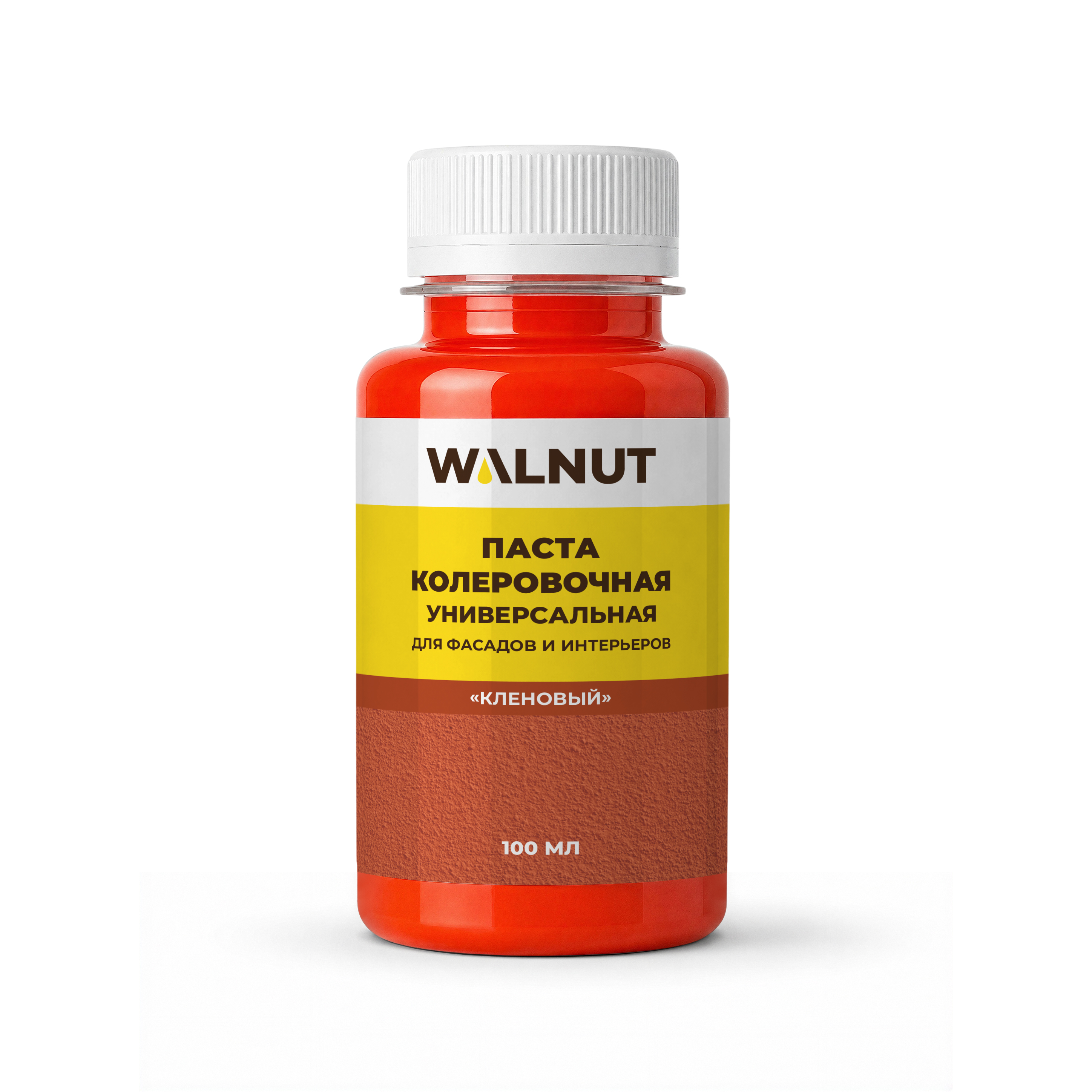 Колер паста WALNUT для краски лака затирки Кленовый 100 мл - фото 10