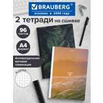 Тетрадь Brauberg клетка 96 лист. 2 шт.