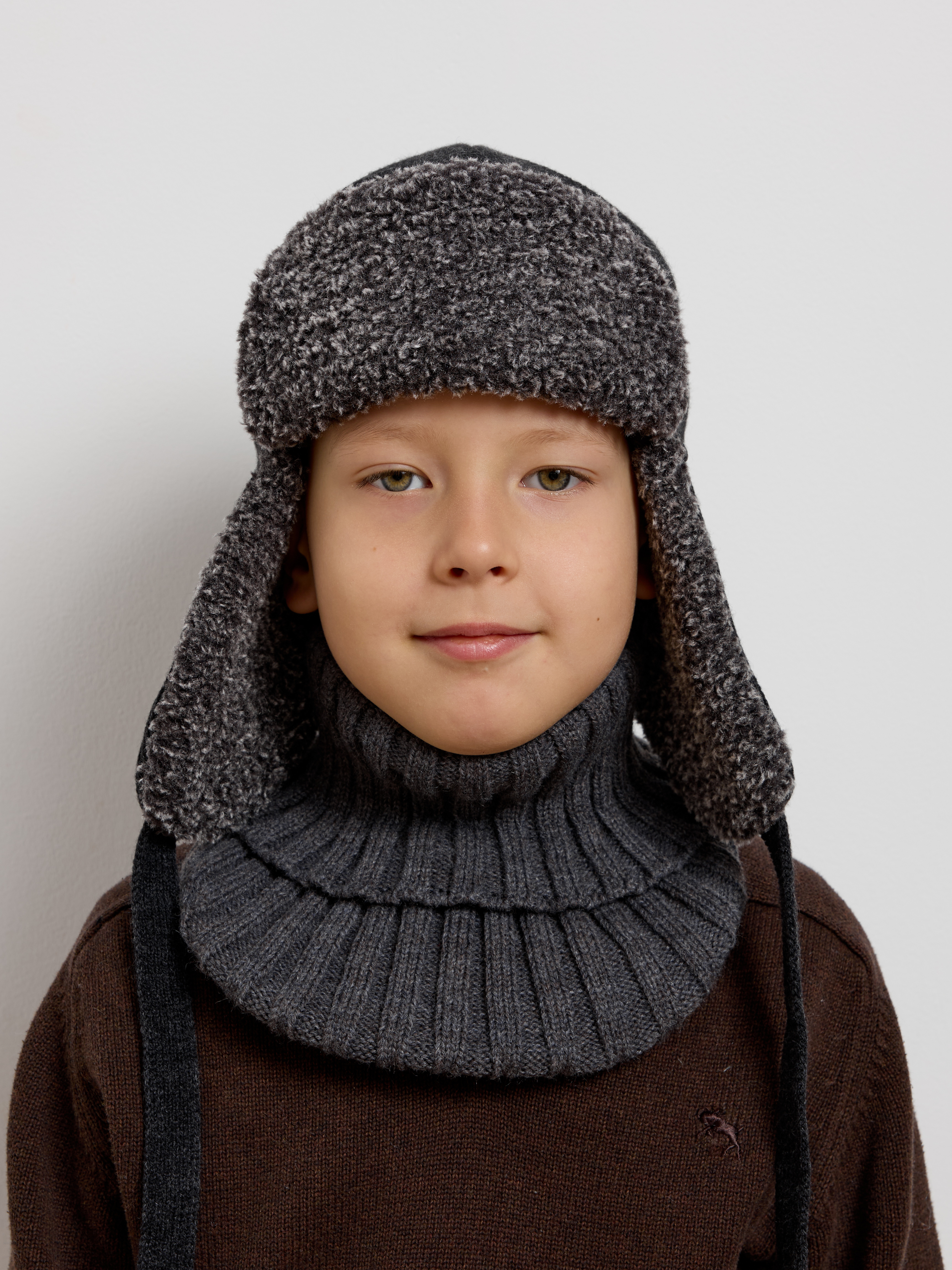 Шапка-ушанка Starkoff Kids Д500905 - фото 13