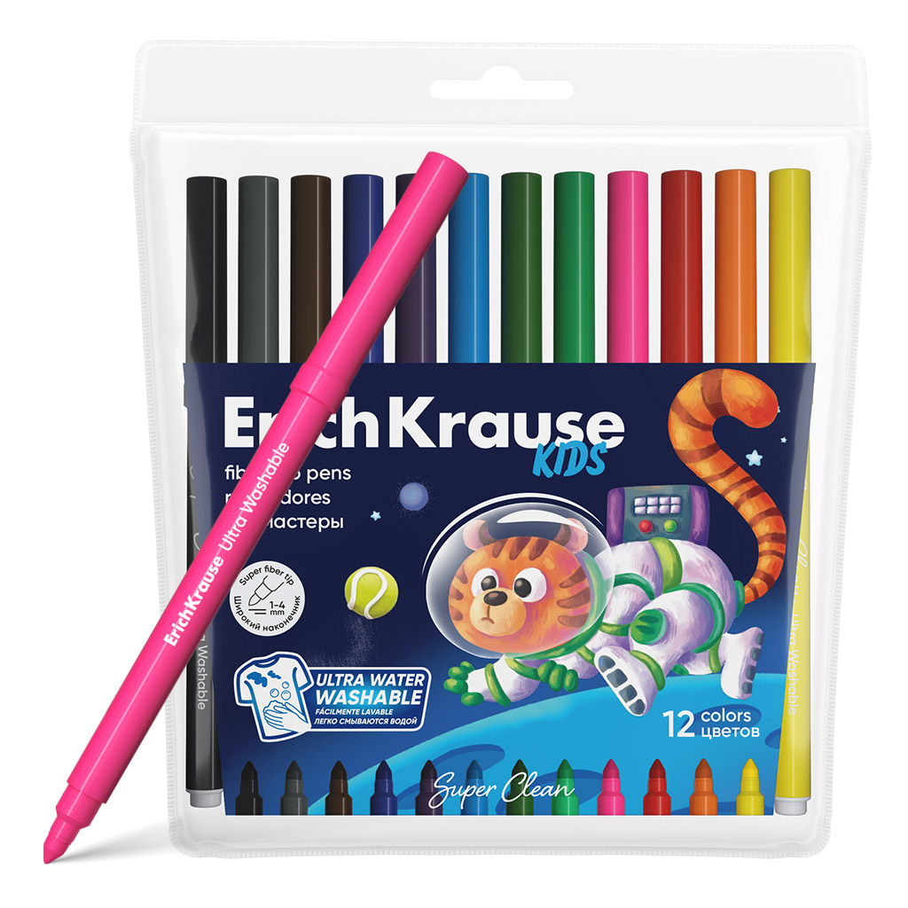 Изображение товара Фломастеры ErichKrause 12 шт. Изображение товара Фломастеры ErichKrause 12 шт.