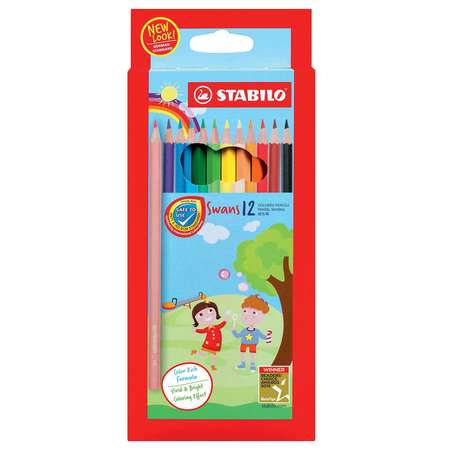 Карандаши цветные STABILO 12 шт.