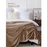 Покрывало Solo Decorica Бежевый велсофт 200 x 220 см