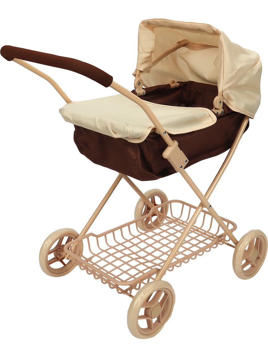 Коляска-люлька для кукол Рыжий кот 9345-BB - фото 1