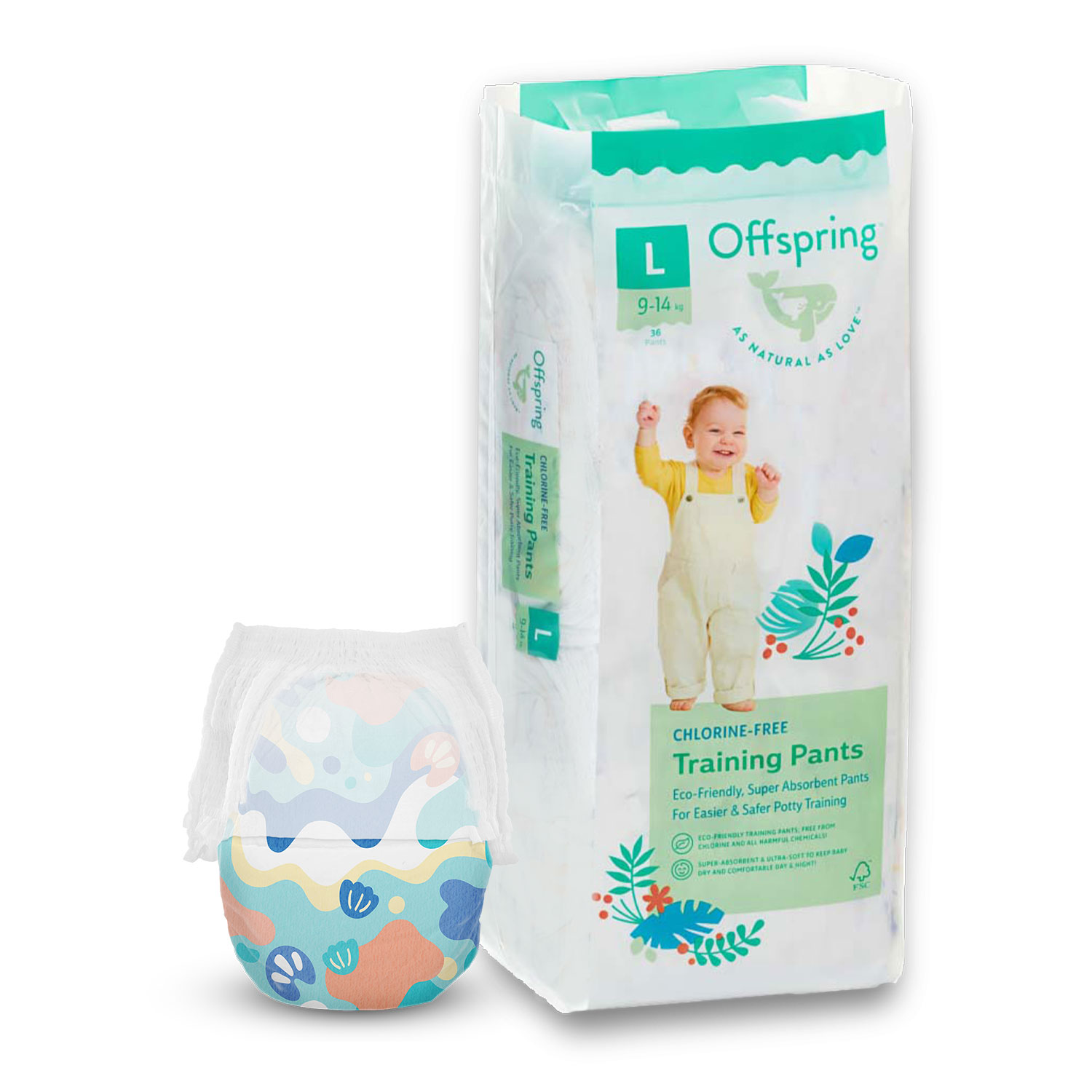 Трусики Offspring L (9-14 кг) 36 шт. - фото 3