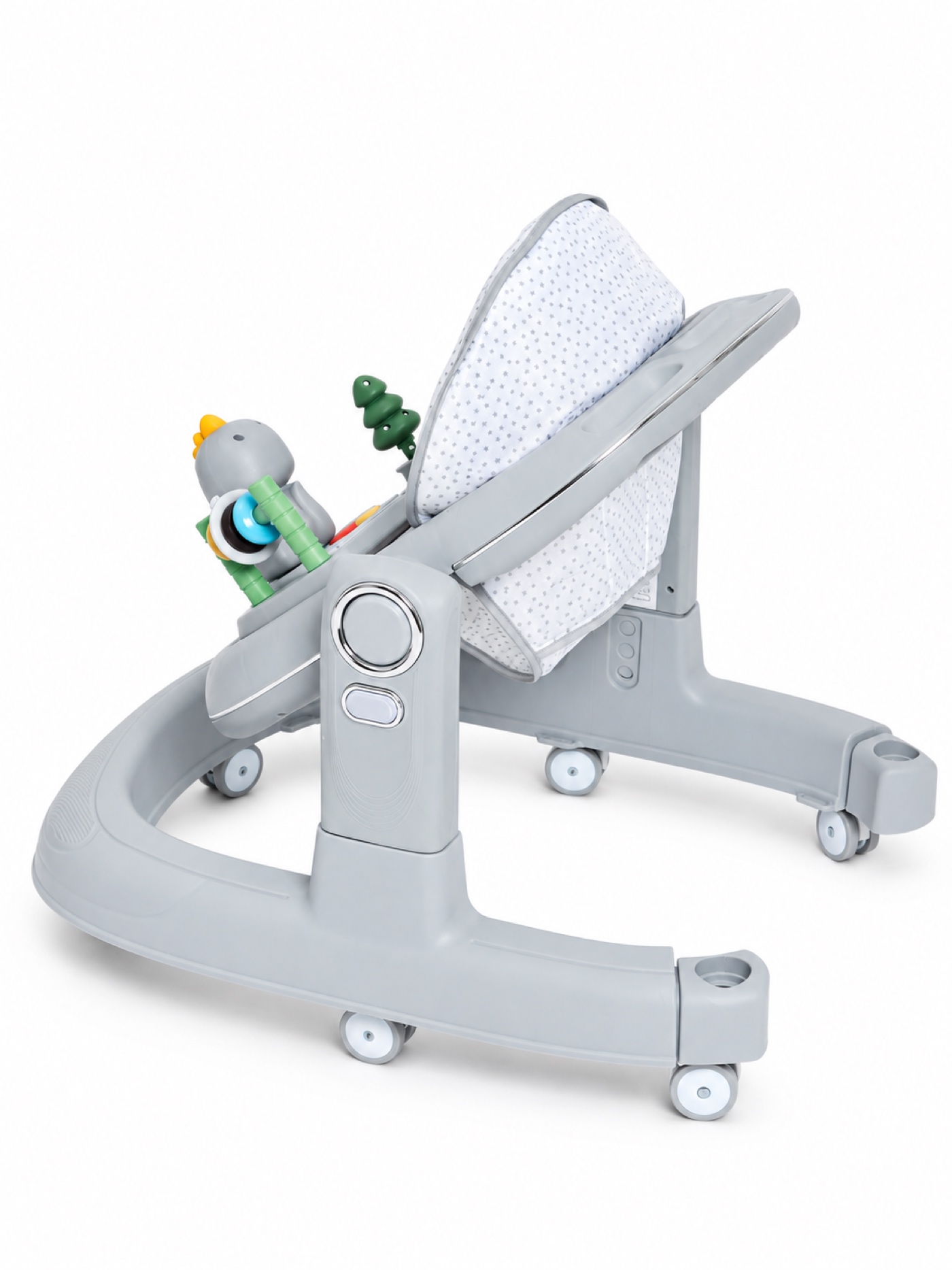 Ходунки BabyGo Lux серый - фото 8
