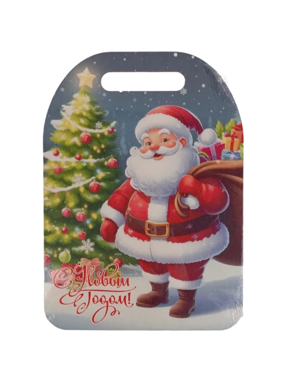 Доска сувенирная Задира разделочная новогодняя набор 4 шт - фото 3