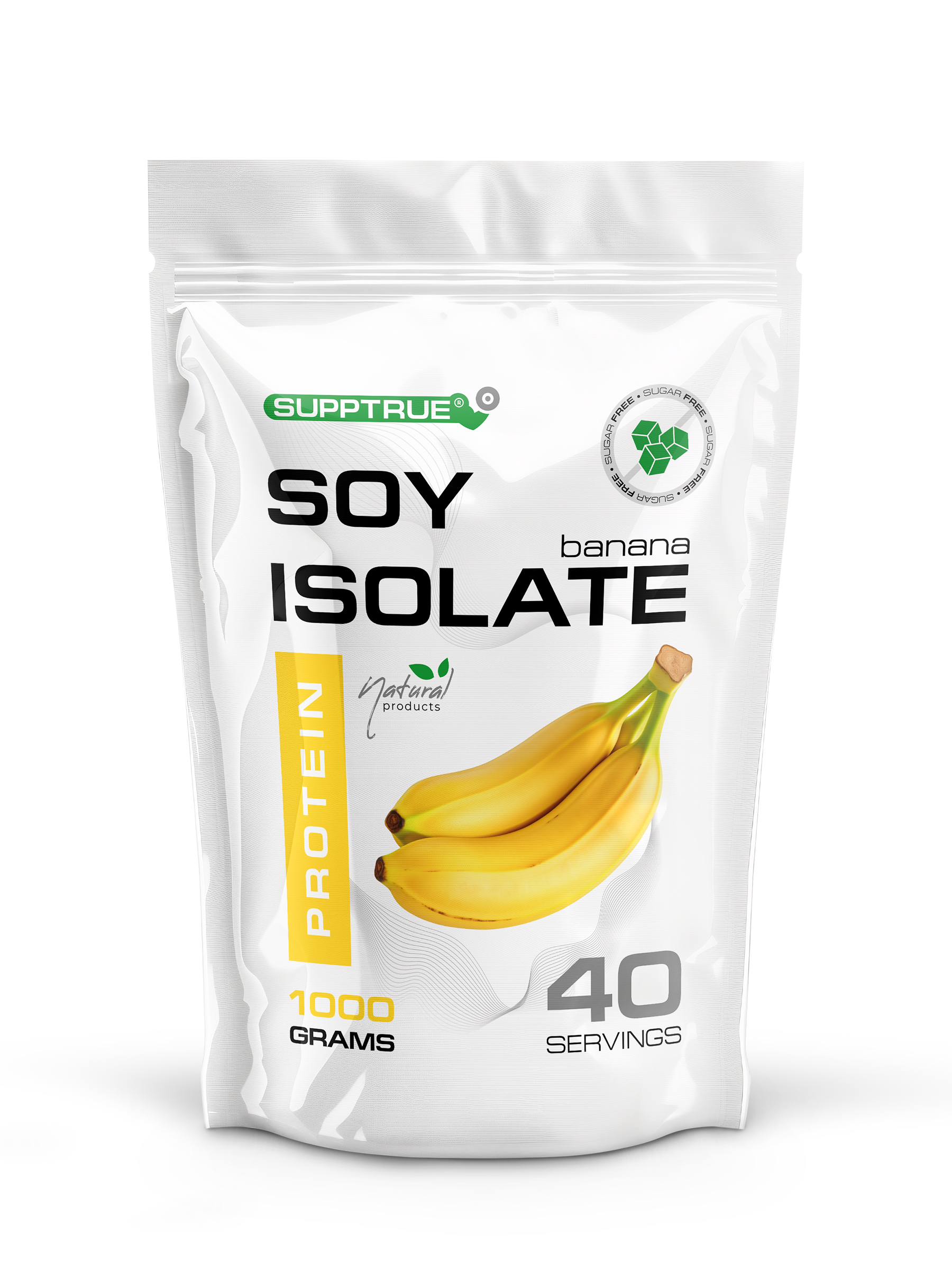 Протеин 1 кг. SUPPTRUE SOY ISOLATE со вкусом банана - фото 16