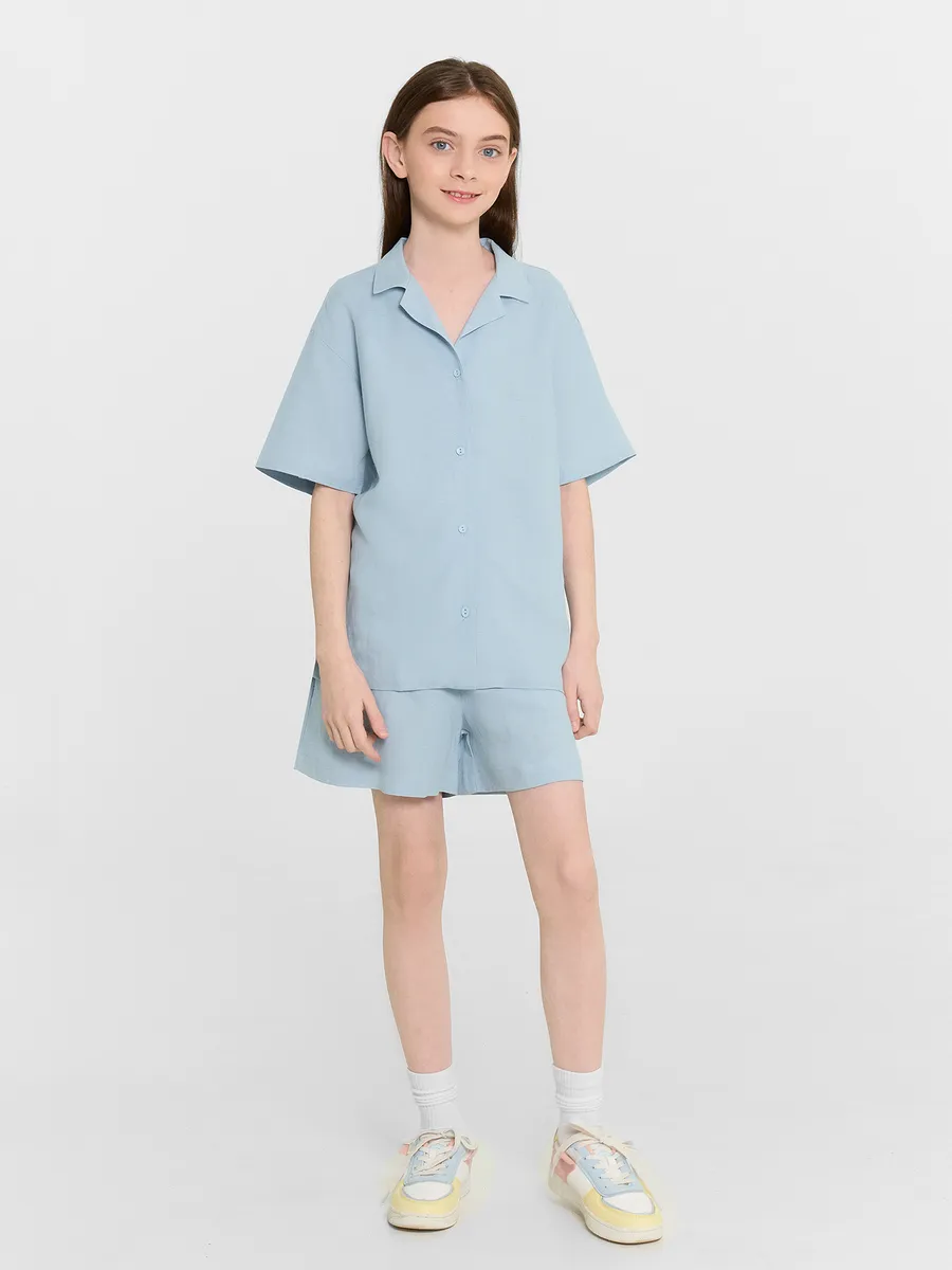 Рубашка Mark Formelle (Марк Формэль) 117930/серо -голубой1 - фото 7