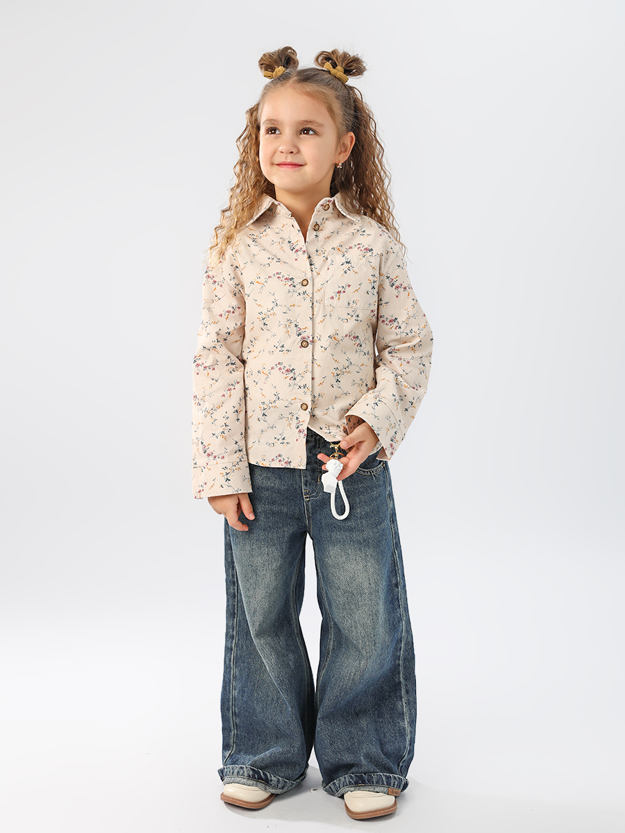 Рубашка Соль и Перец SP1511/кремово-голубой - фото 15