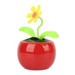 Цветок ё на приборную панель на солнечной батарее в ассортименте