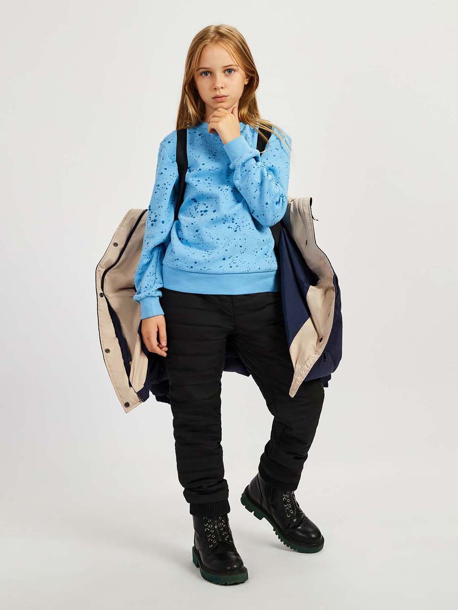 Пуховик Baon BK0022514/DARK NAVY - фото 4