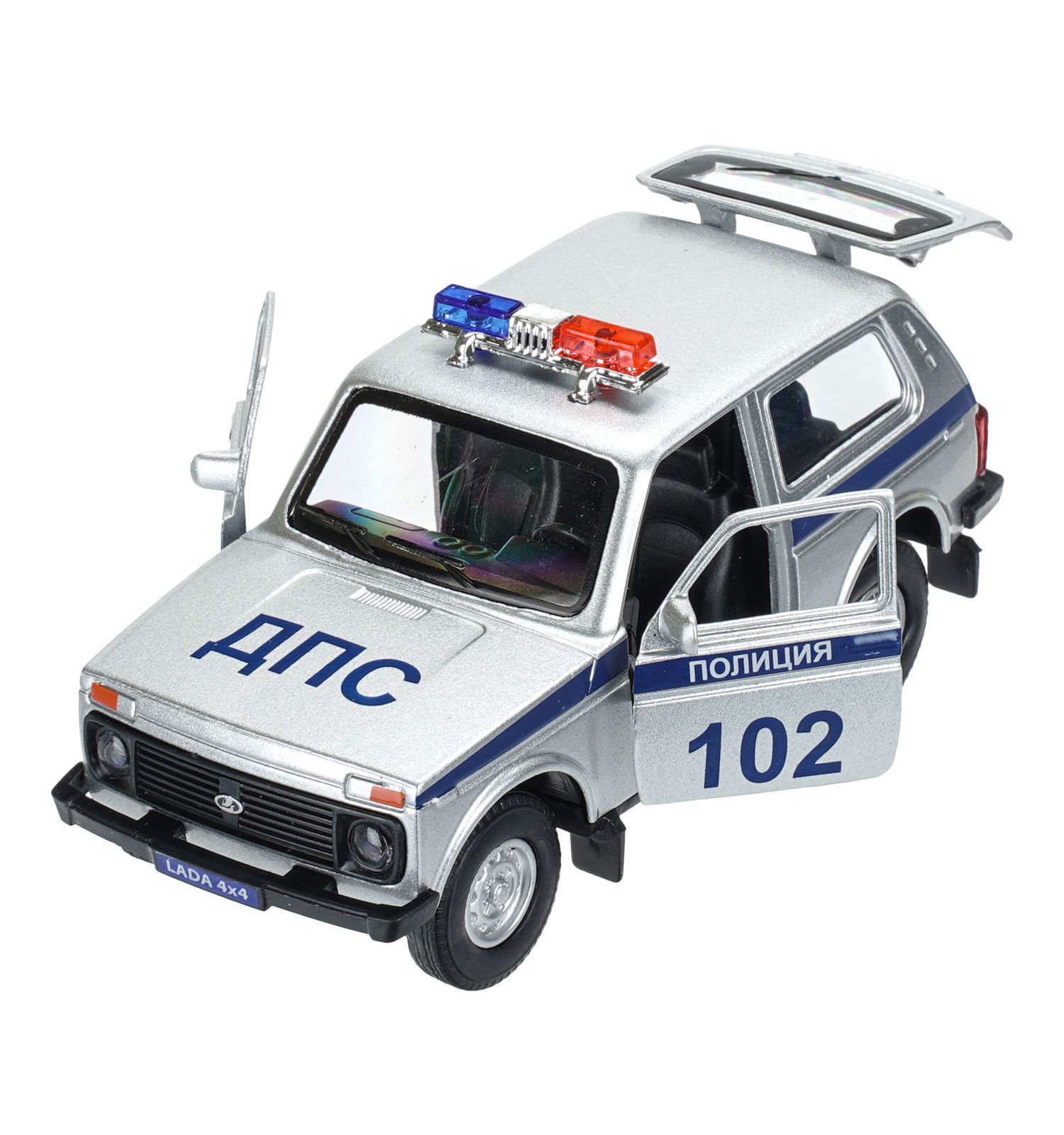 Полицейская машина Технопарк LADA 4x4 410648 - фото 6
