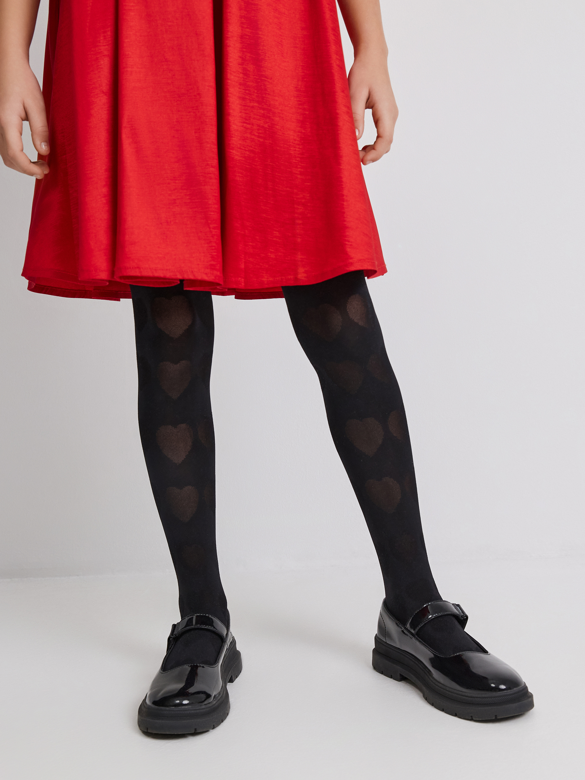 Изображение товара Нарядные детские колготки с люрексом 152, блестящие для девочек, 40 DEN