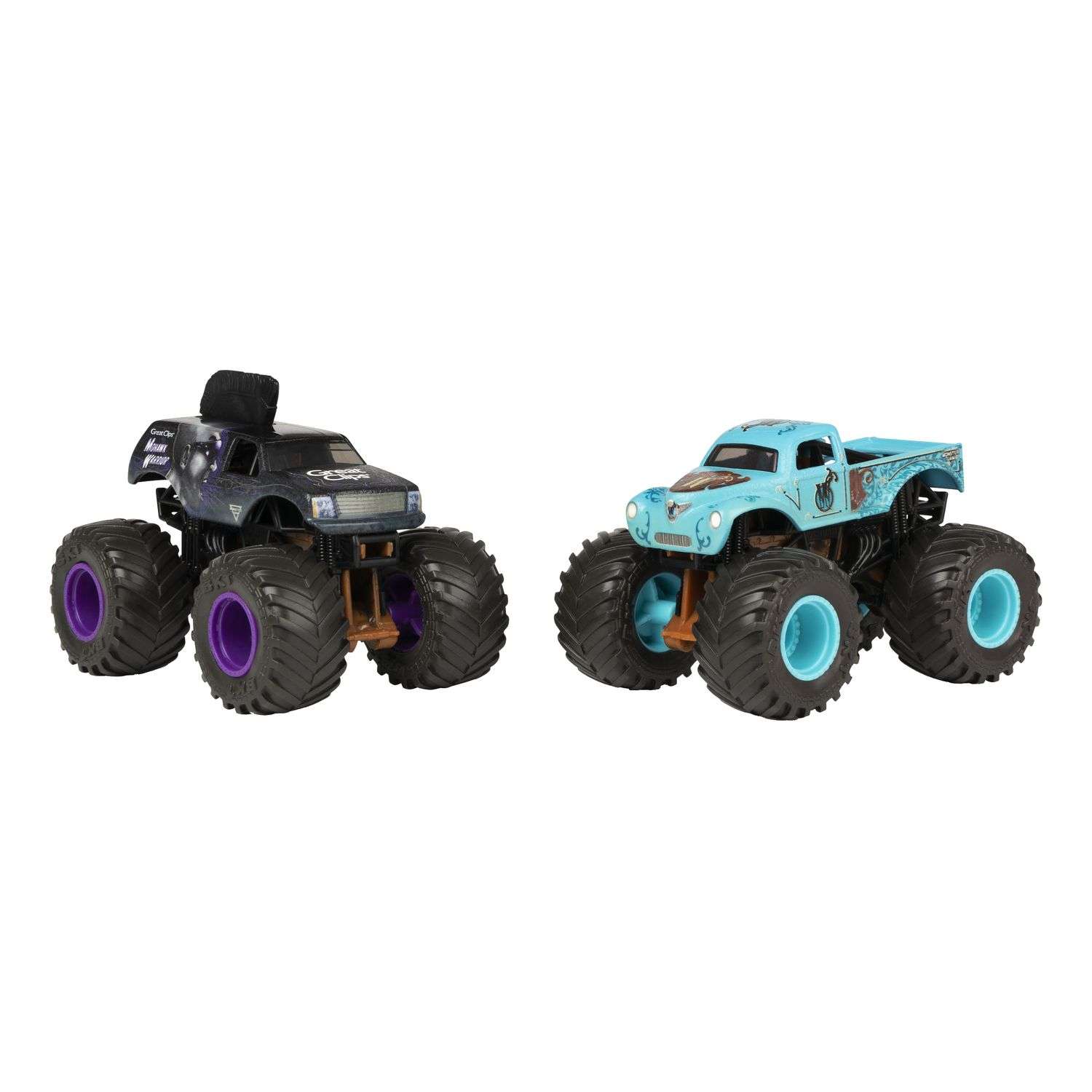 Автомобиль Monster Jam Mhw Warrior V Whiplash 1:64 6044943 - фото 1