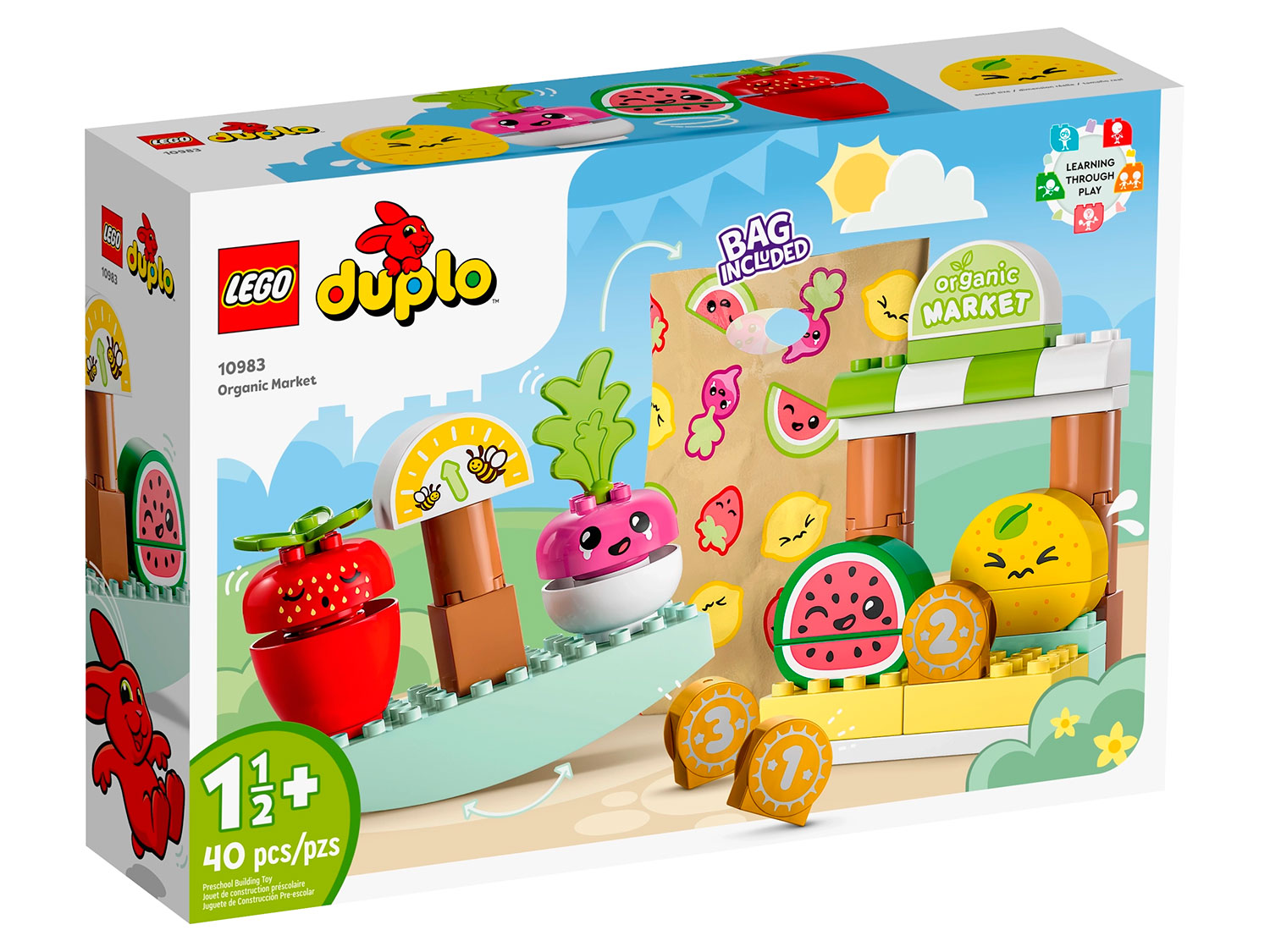 Конструктор LEGO DUPLO Органический рынок блочный - фото 8