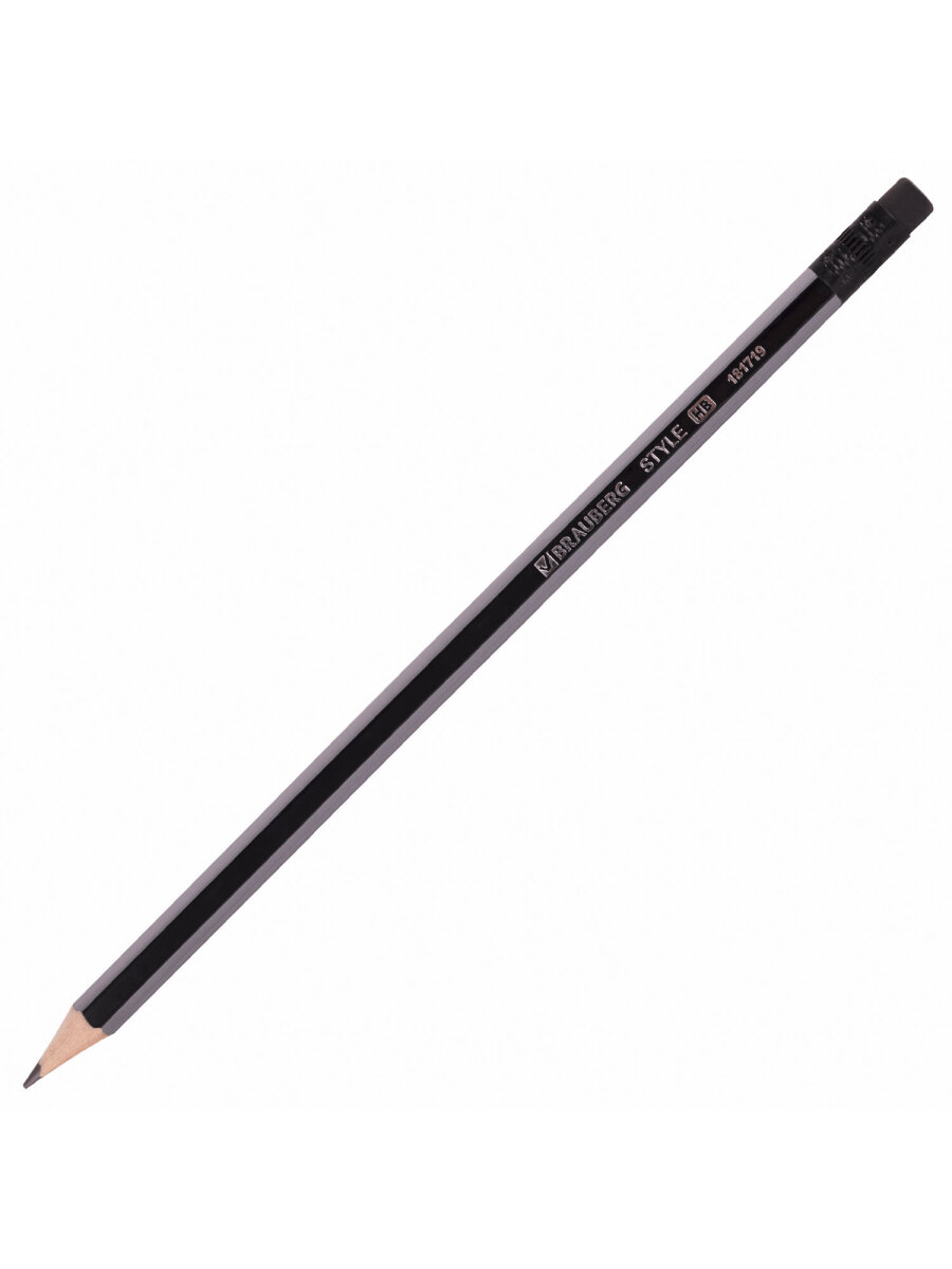 Карандаши чернографитные Brauberg 12 шт. - фото 7