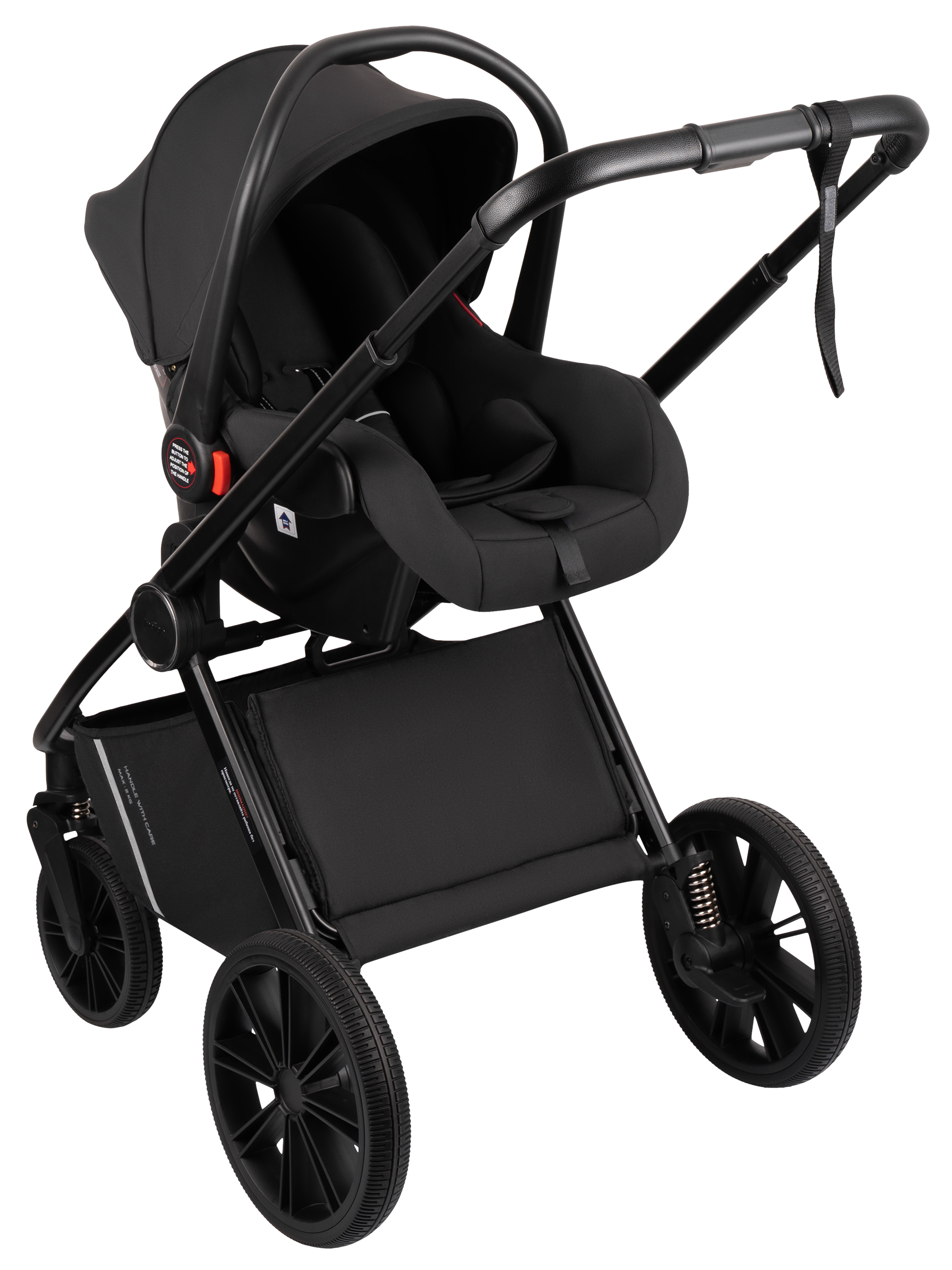 Коляска 3в1 Indigo Sting черный - фото 7