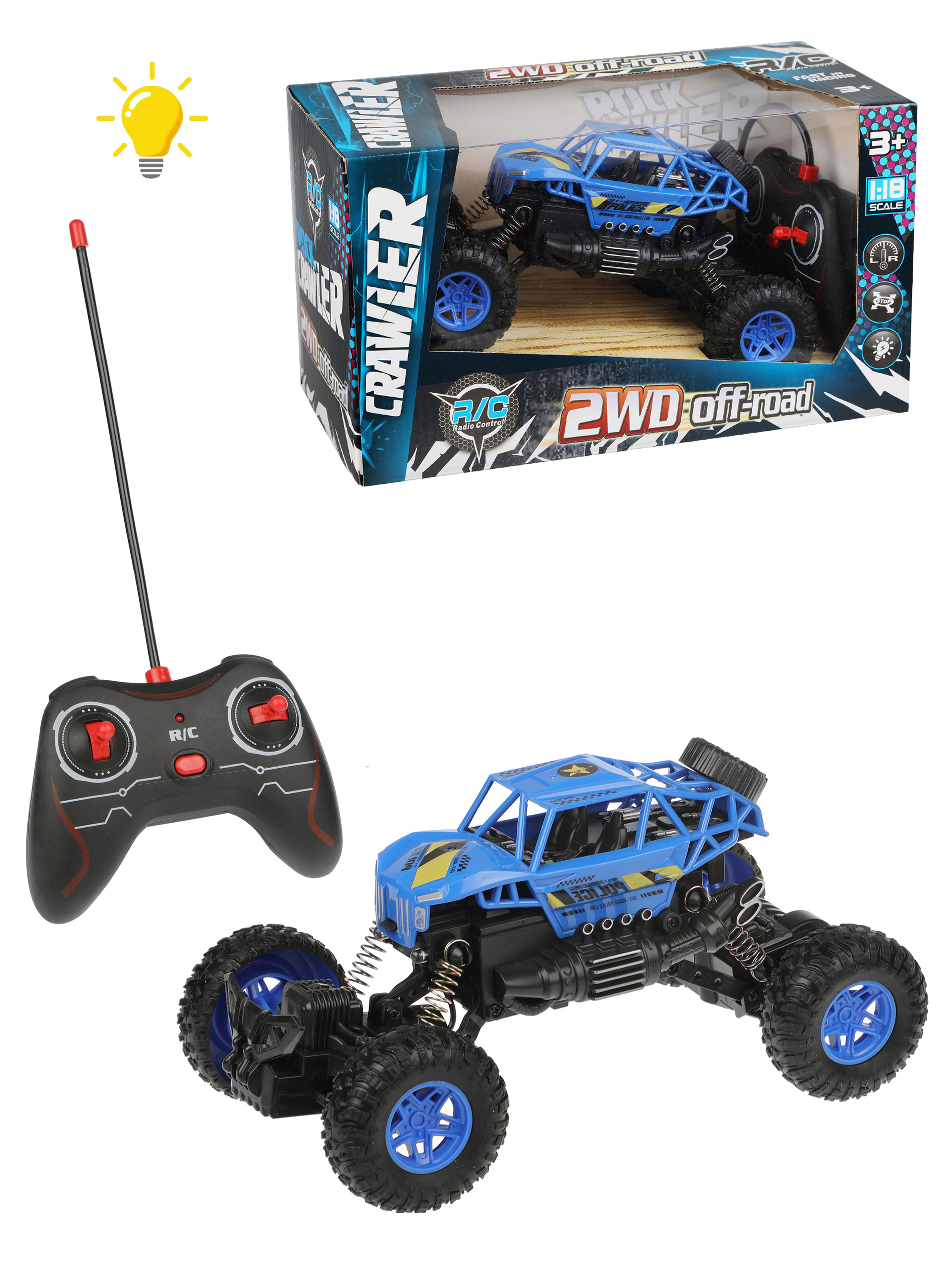 Изображение товара Радиоуправляемая игрушечная машина 1:18 Наша Игрушка для детей от 3 лет