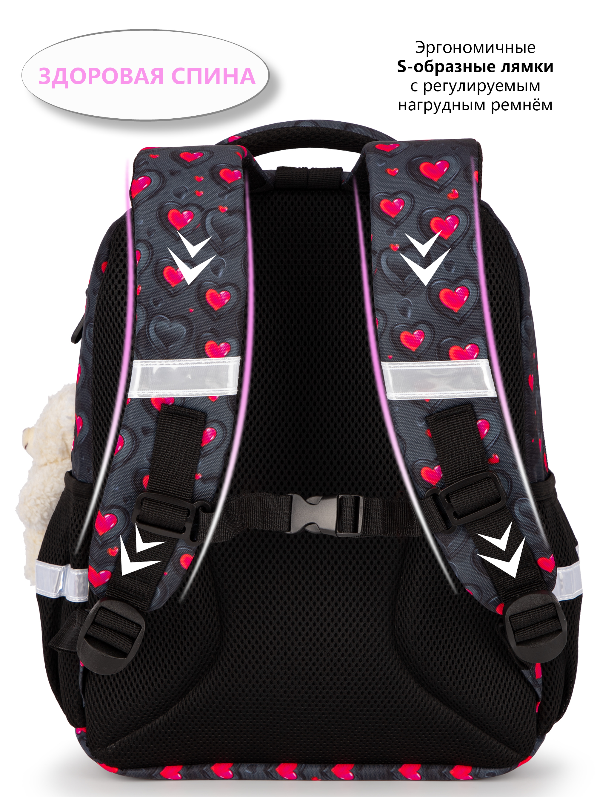 Рюкзак School Standard первокласснику набор 4 в 1 - фото 8